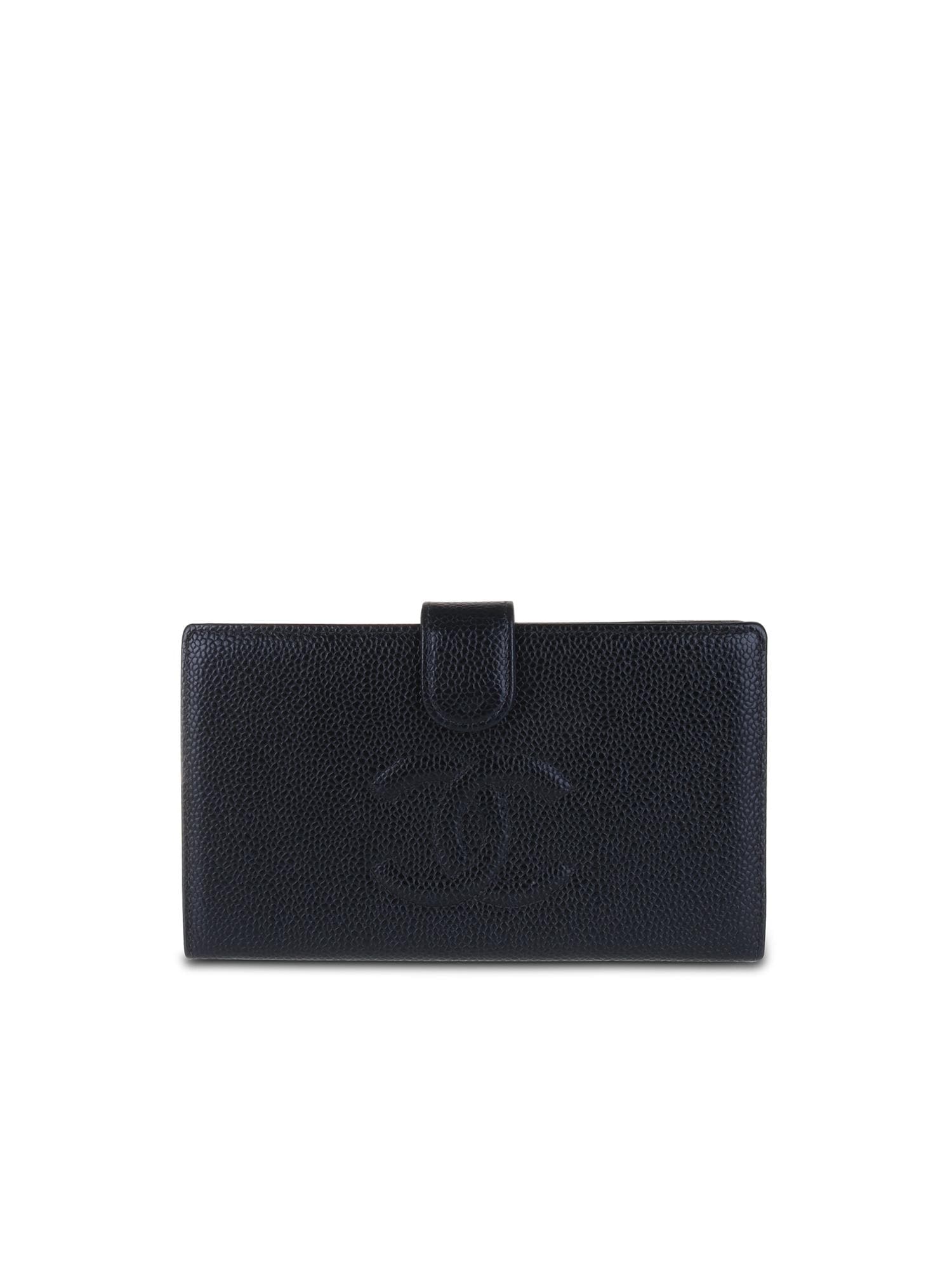 LUXE FINDS &#124 Chanel Black Caviar Long Wallet