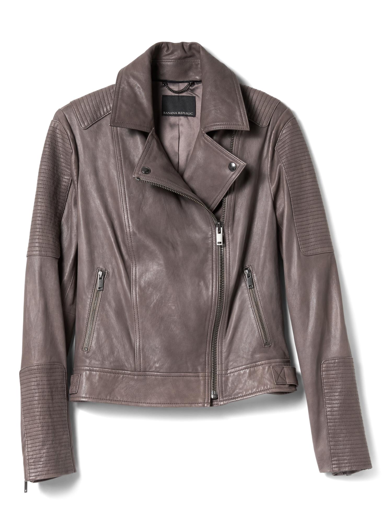 Banana Republic zipper shops moto style jacket