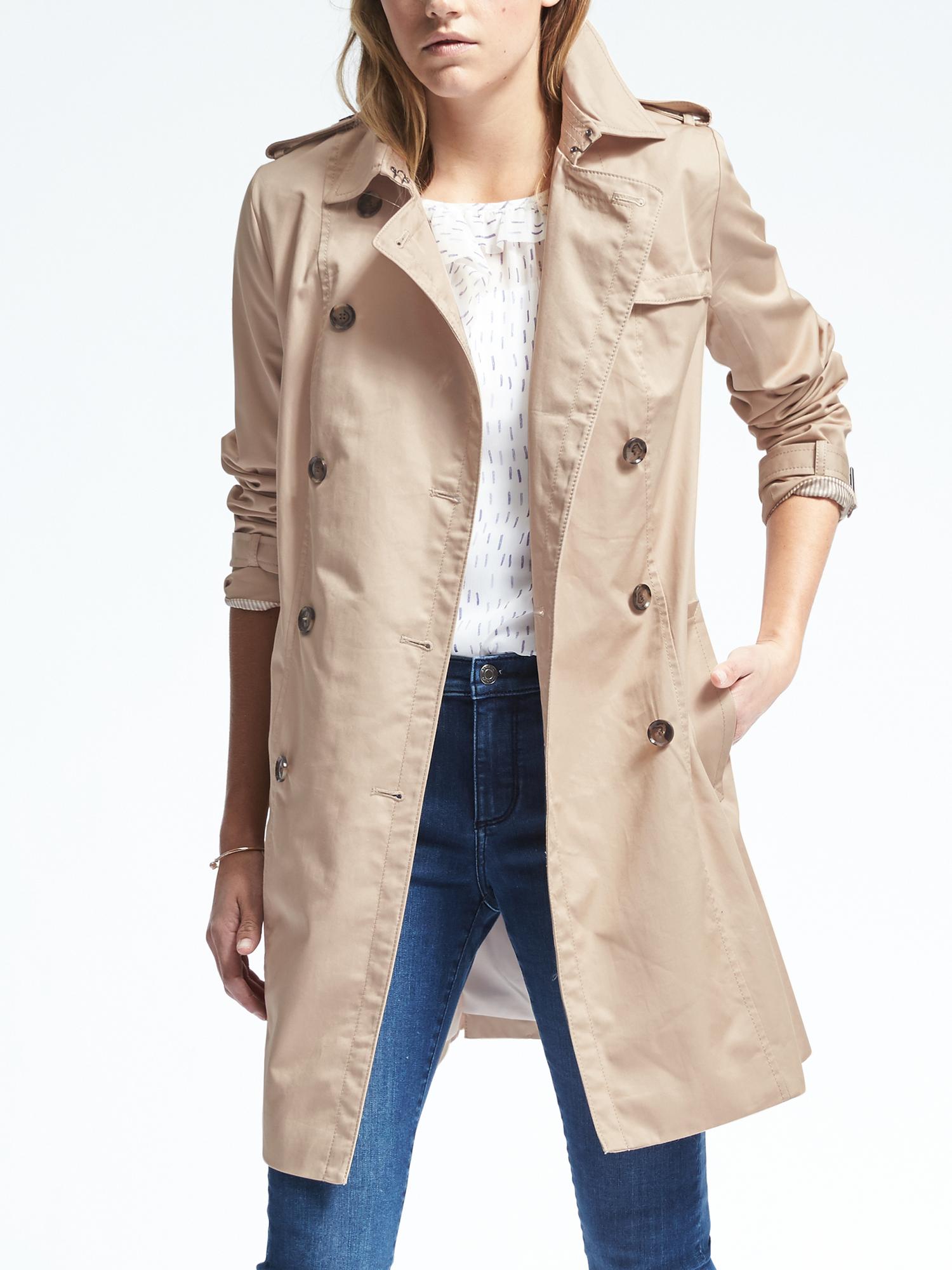 Water-Resistant Classic Trench