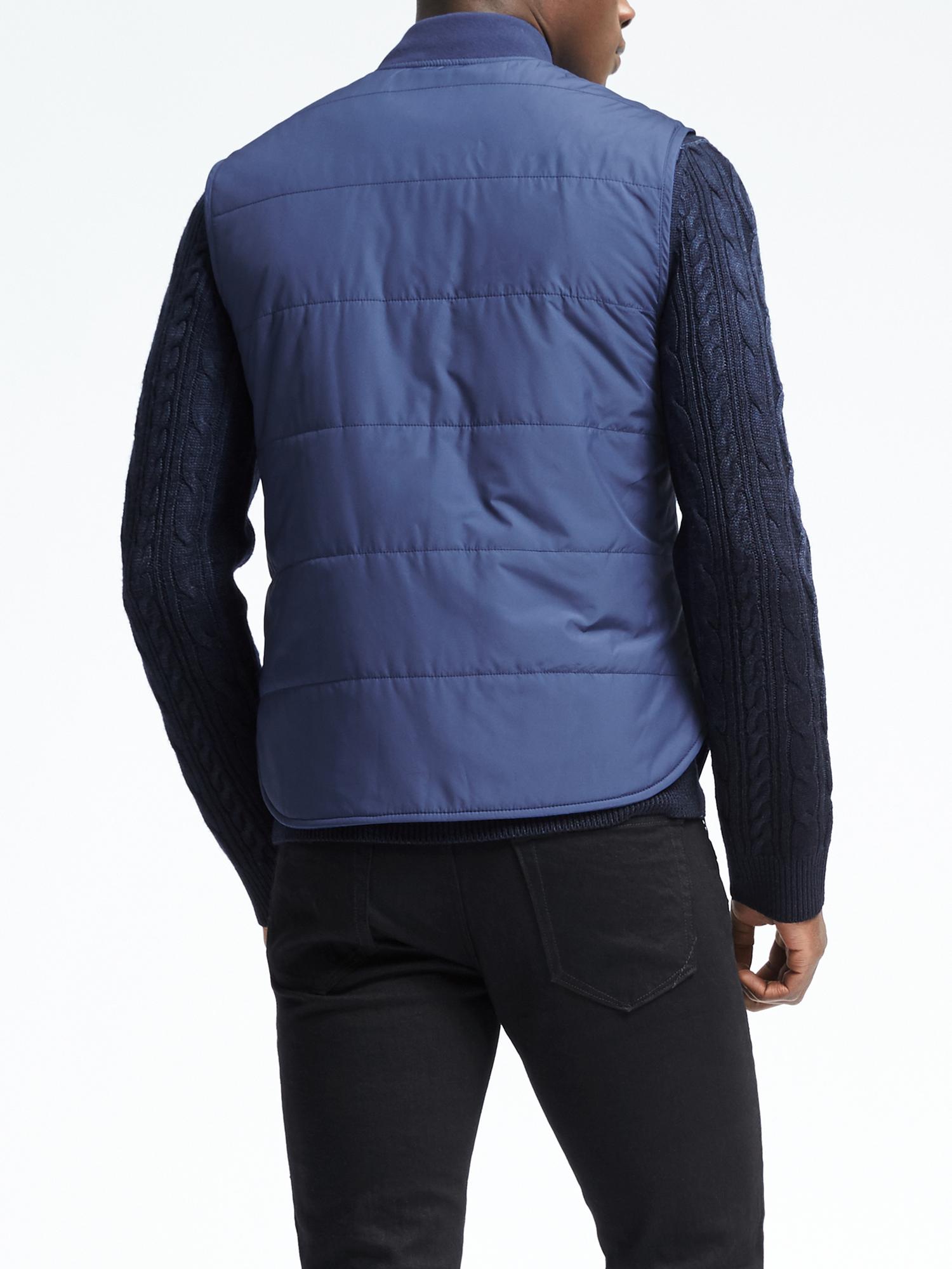 Quilted Vest Banana Republic
