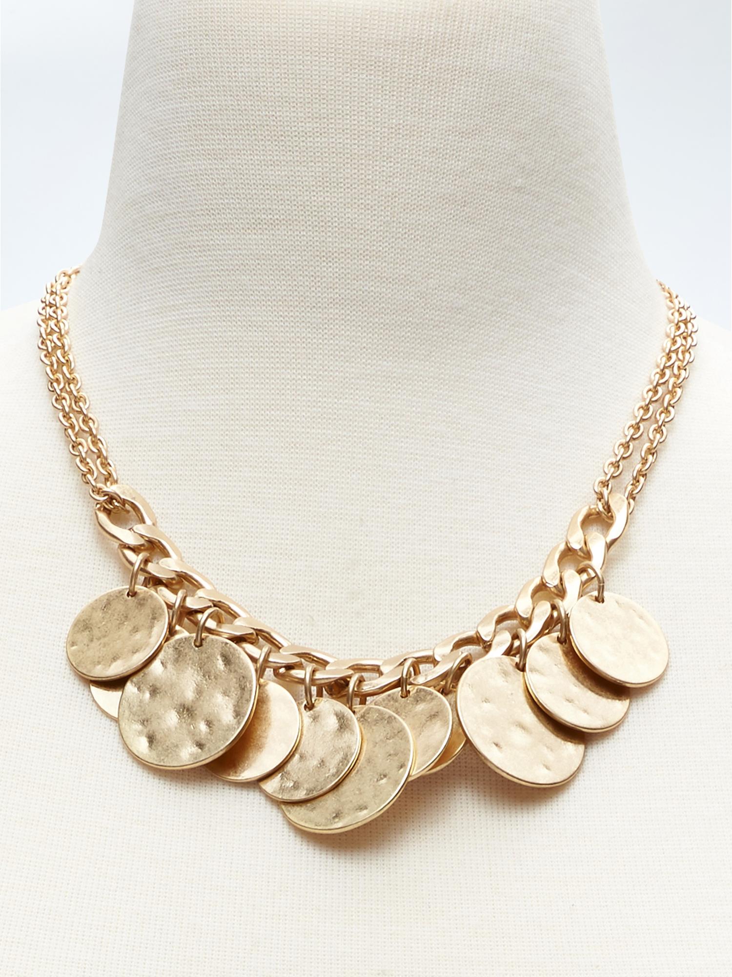 Gold Coin Statement Necklace Banana Republic