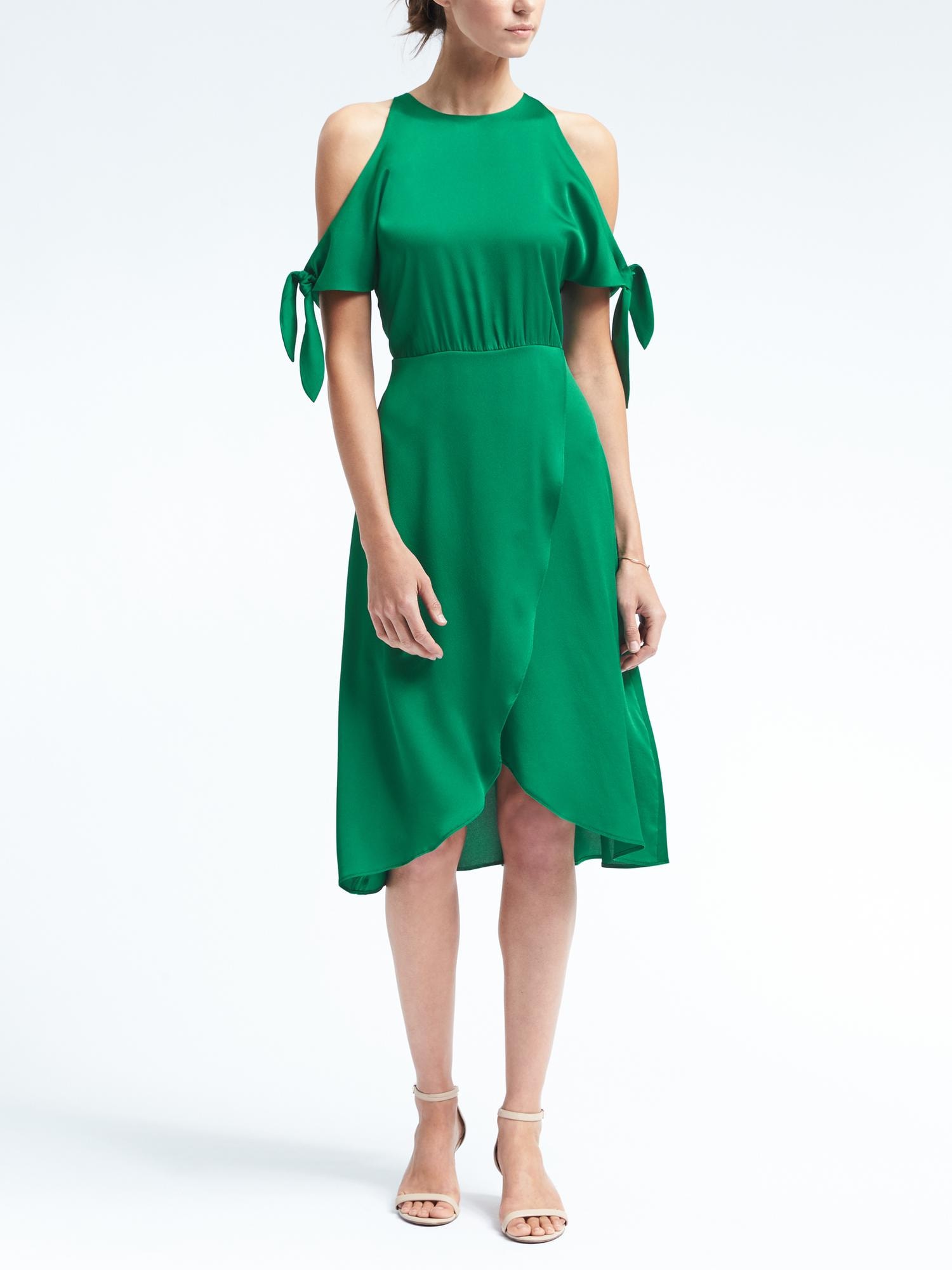 TieShoulder Dress Banana Republic
