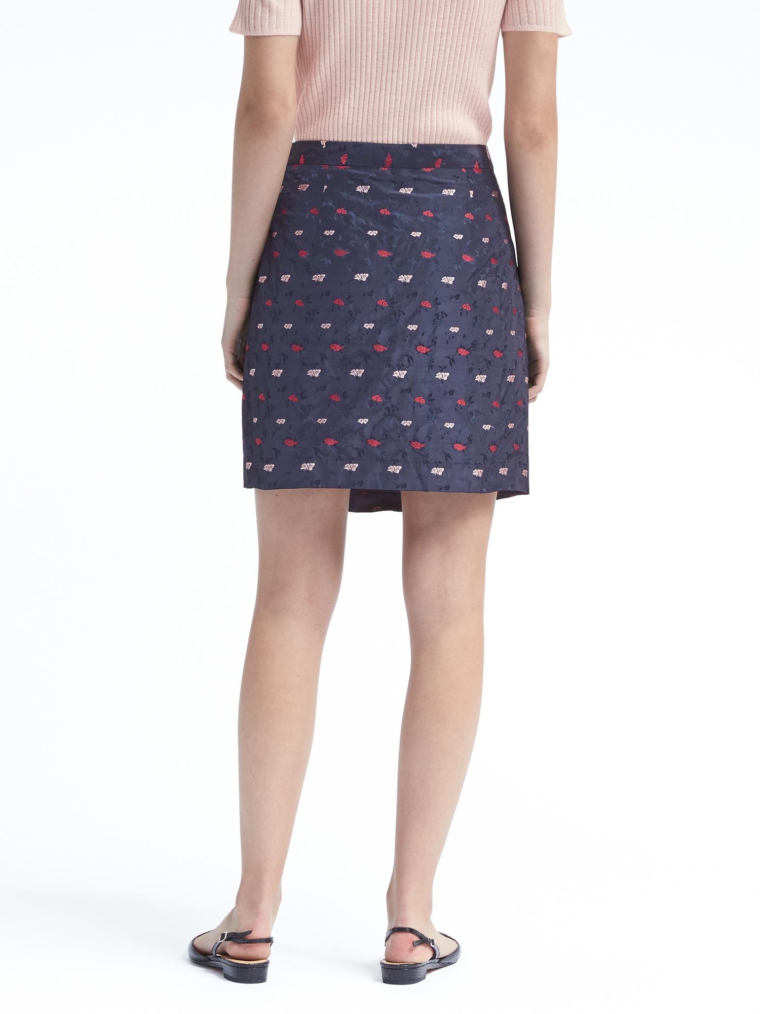 【mnem】Knot Wrap Unbalance Skirt Knot-Wrap Skirt | Banana Republic
