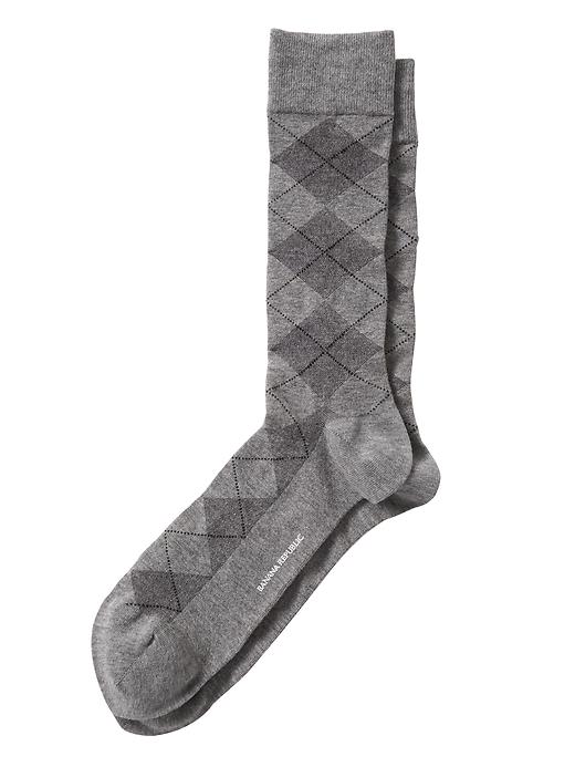 Luxe Birdseye Argyle Sock