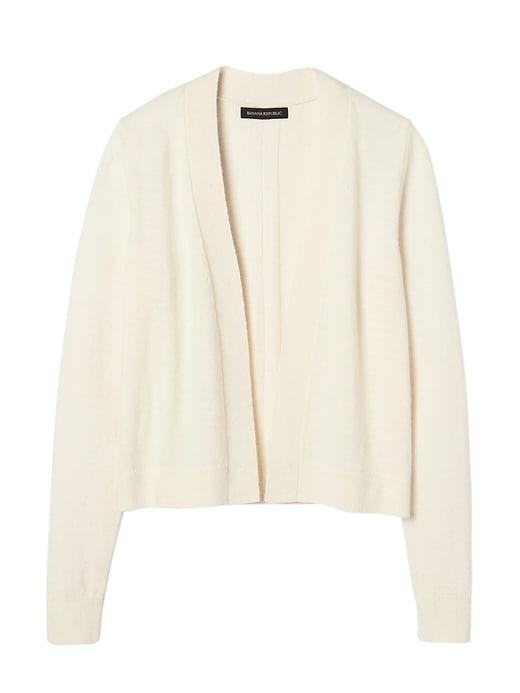 Feather Touch Open Cardigan | Banana Republic