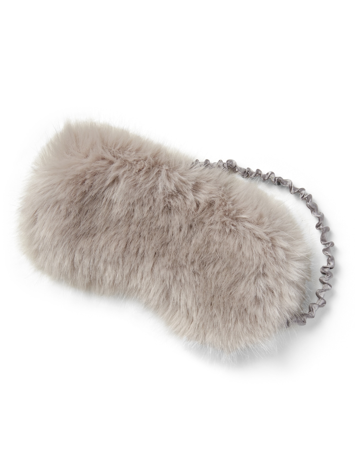 Faux Fur Eye Mask with Travel Pouch