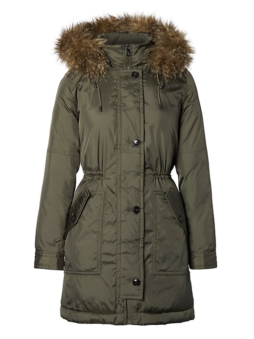 Water-Resistant Parka with Removable Hood | Banana Republic