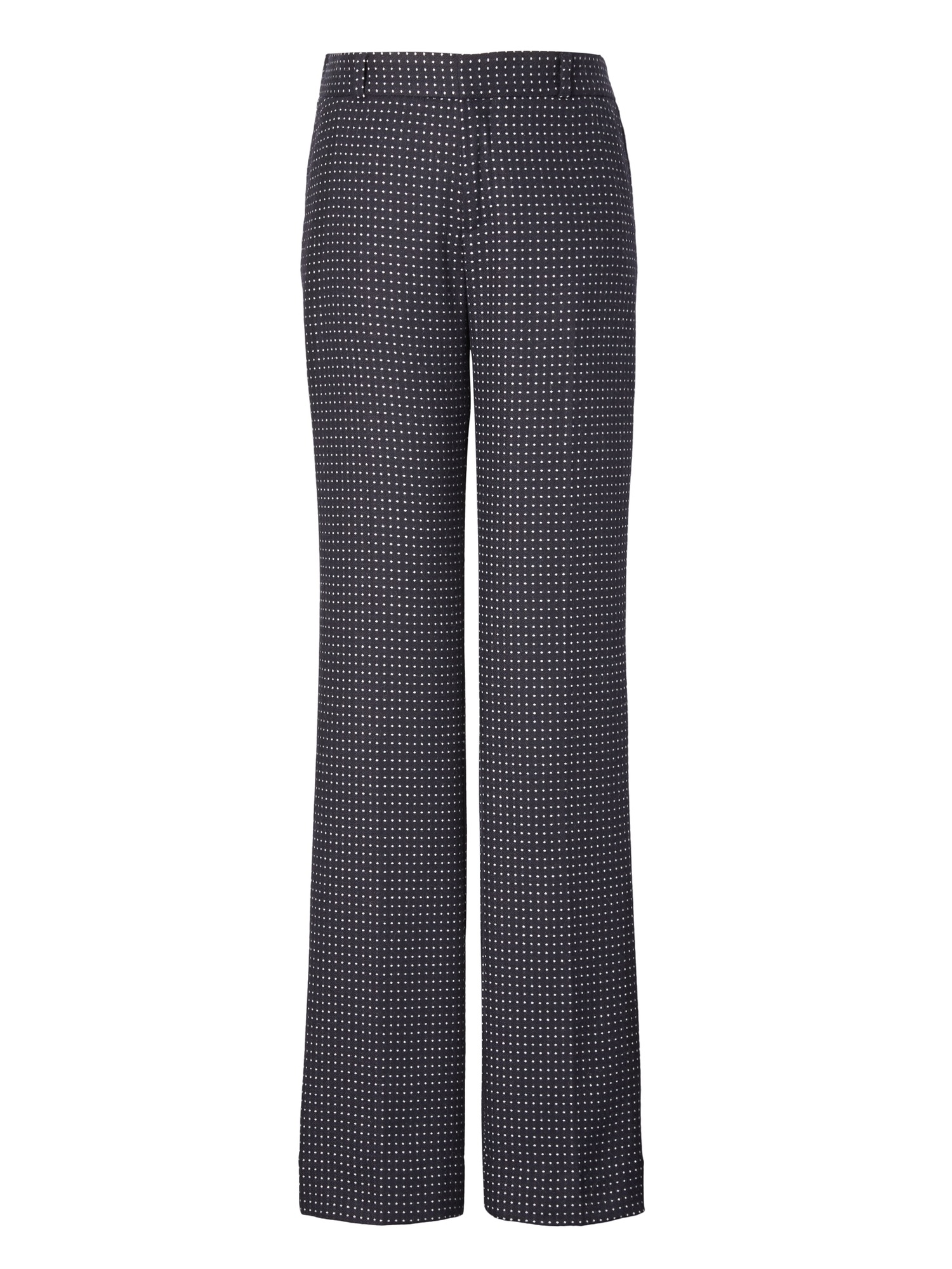 Logan Trouser-Fit Dot Flannel Pant | Banana Republic