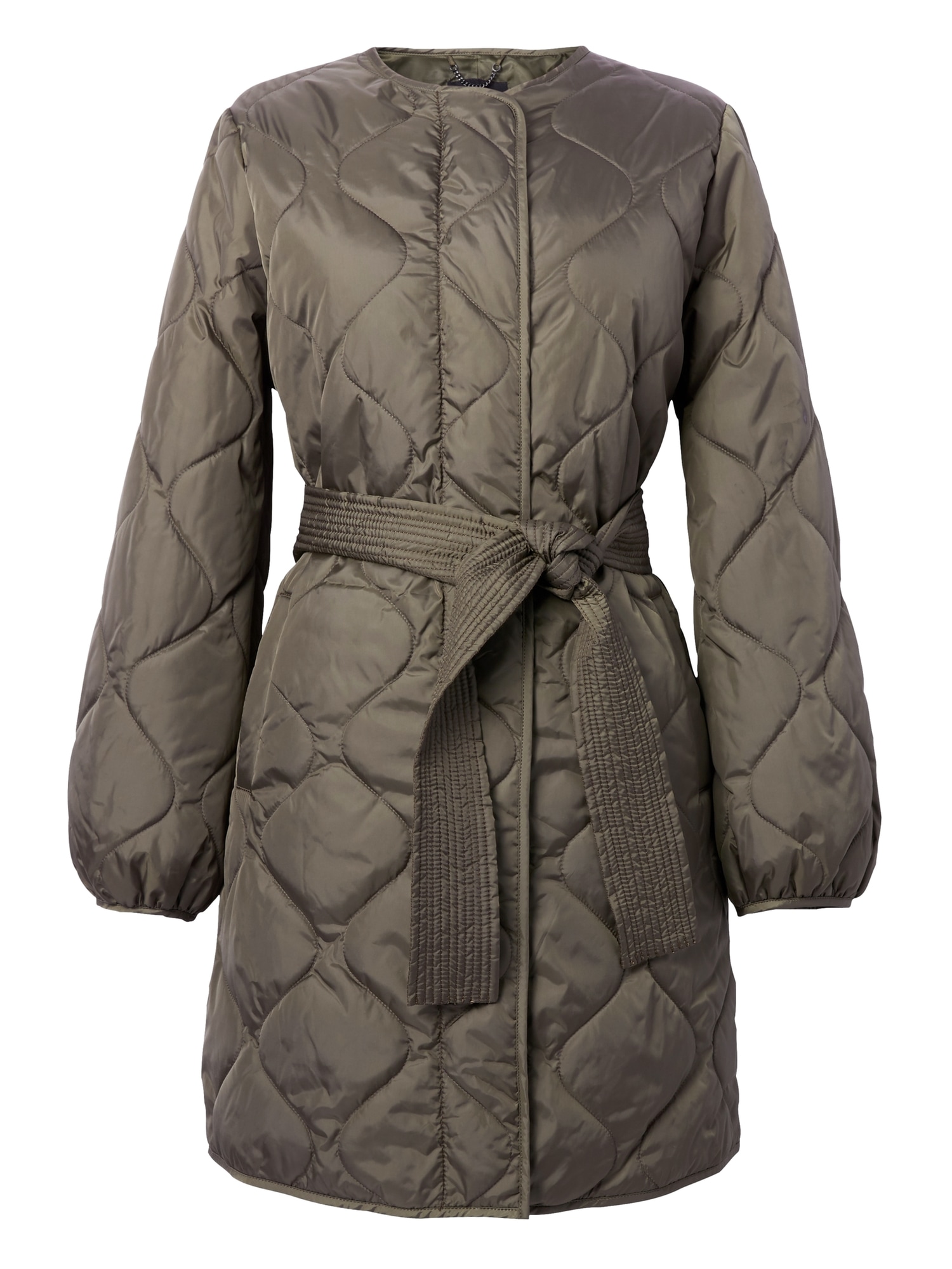 WaterResistant Quilted Coat Banana Republic