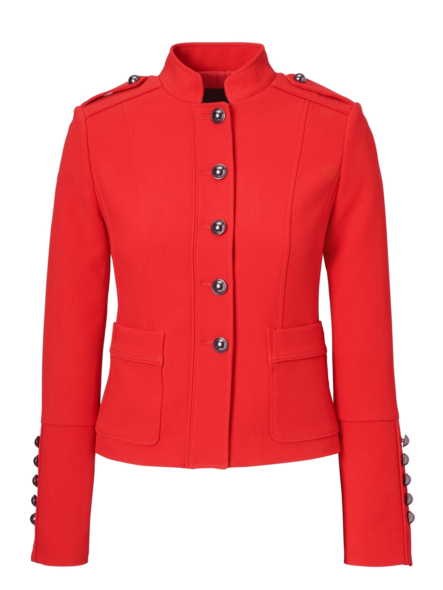 Stand-Collar Jacket