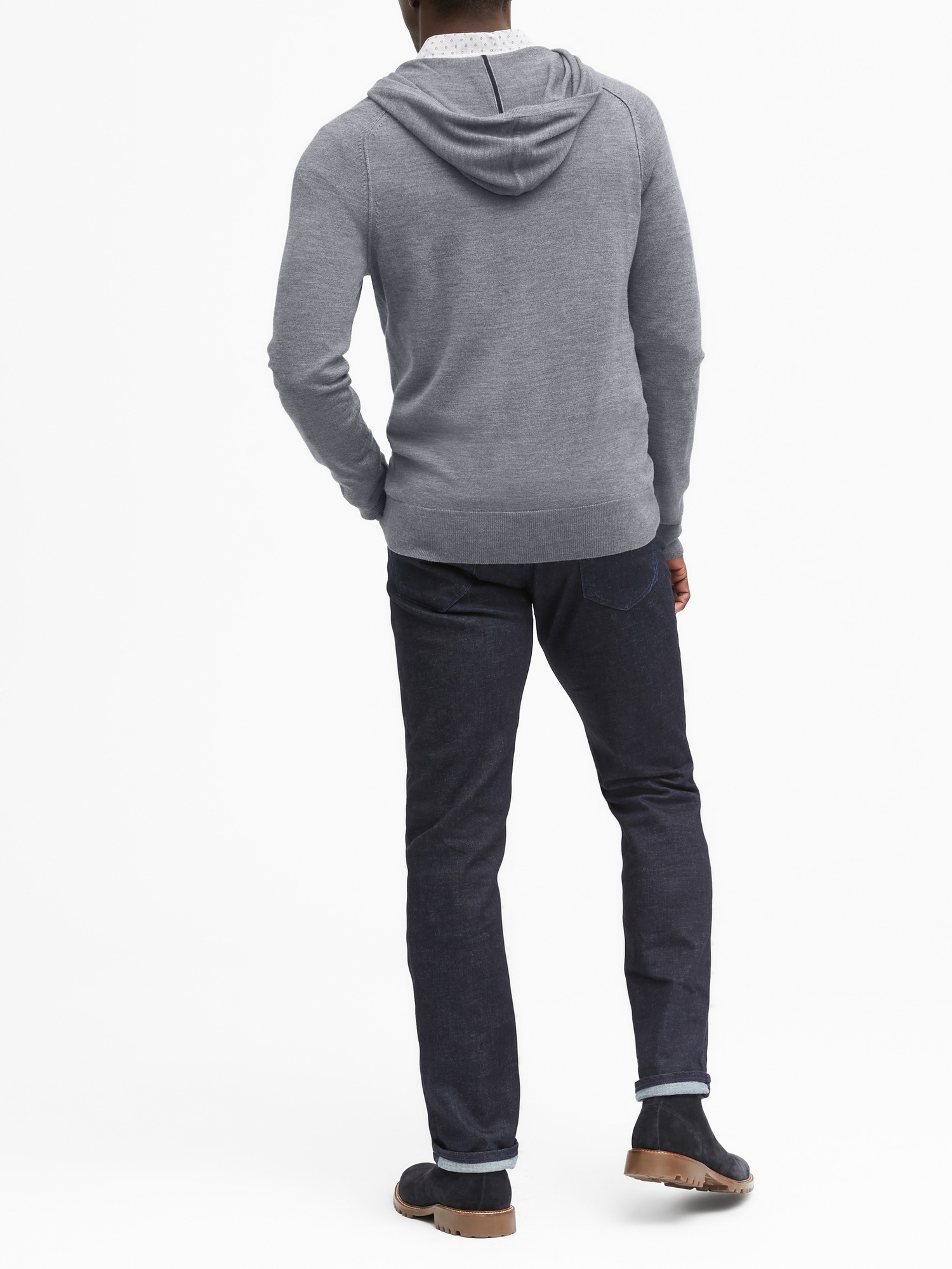 Extra-Fine Merino Hoodie | Banana Republic