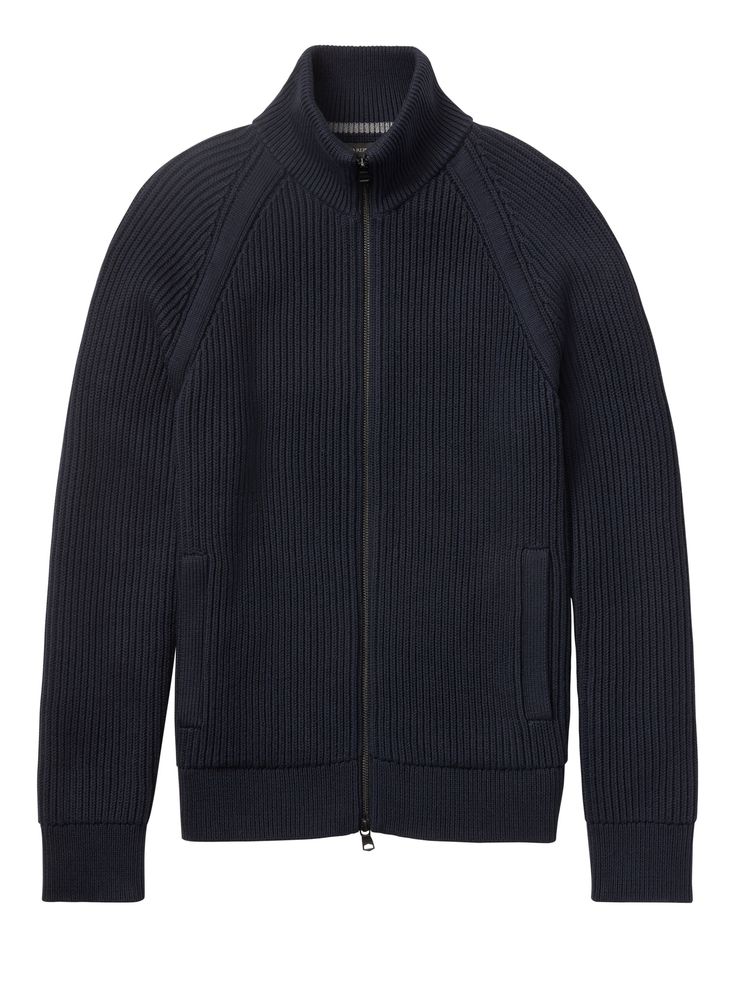 SUPIMA® Cotton Ribbed Sweater Jacket  