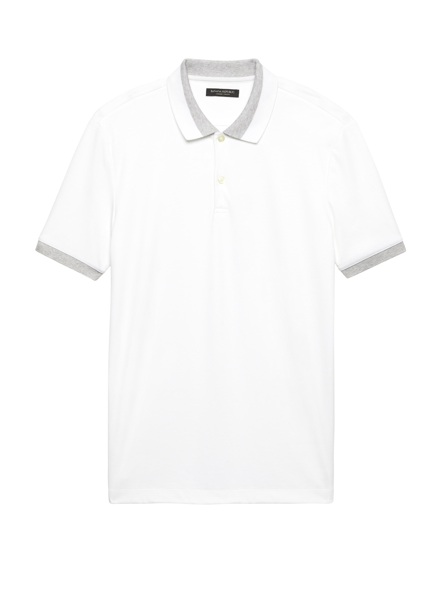 Luxury Touch Contrast Collar Polo