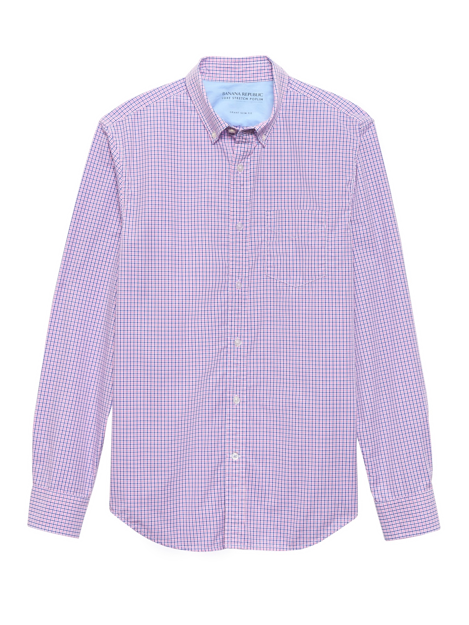 Camden Standard-Fit Luxe Poplin Check Shirt