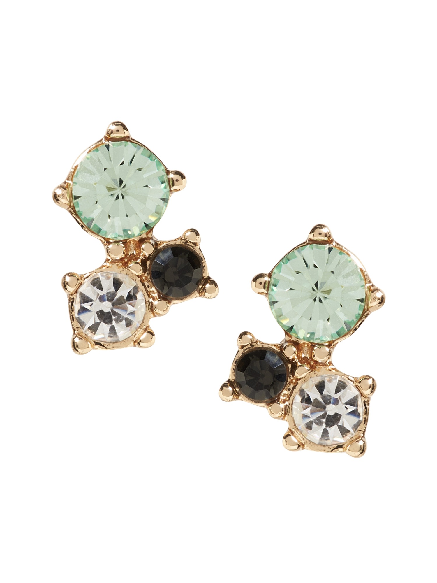 Delicate Color Cluster Stud Earring