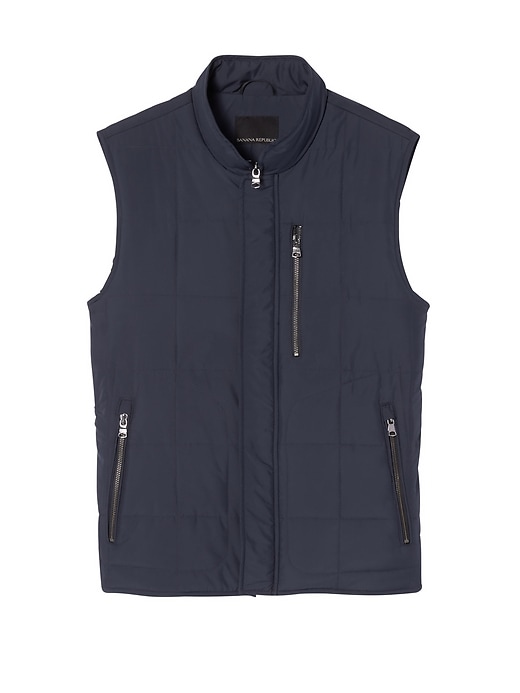 Banana Republic Water-Resistant Quilted Vest. 1