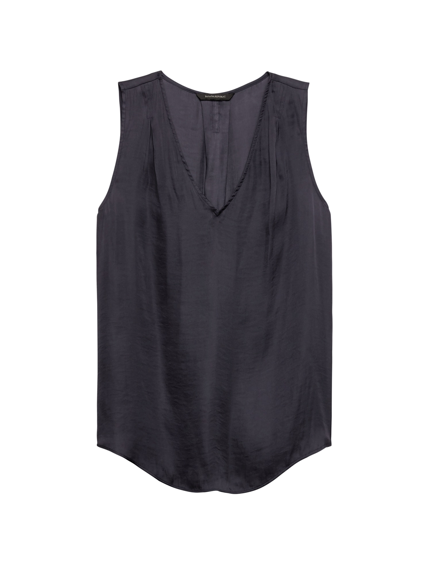 Petite Pleated Drapey Tank | Banana Republic