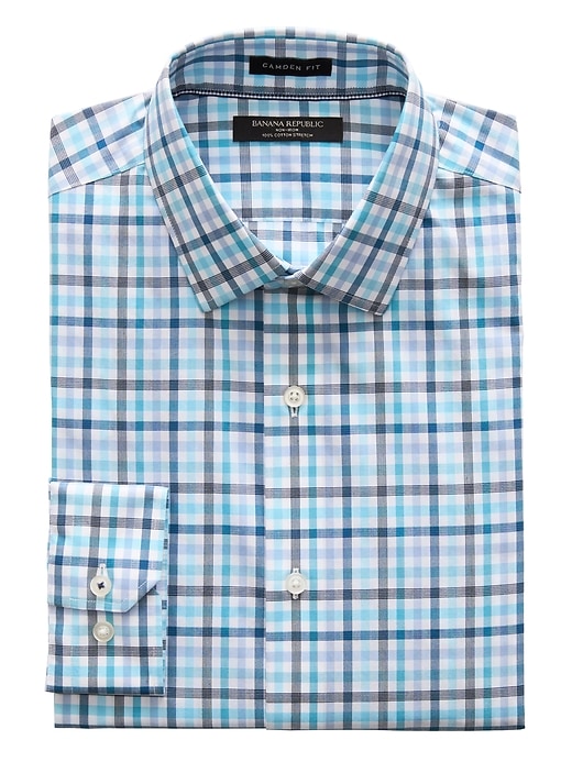 Camden Standard Fit Non Iron Gingham Shirt