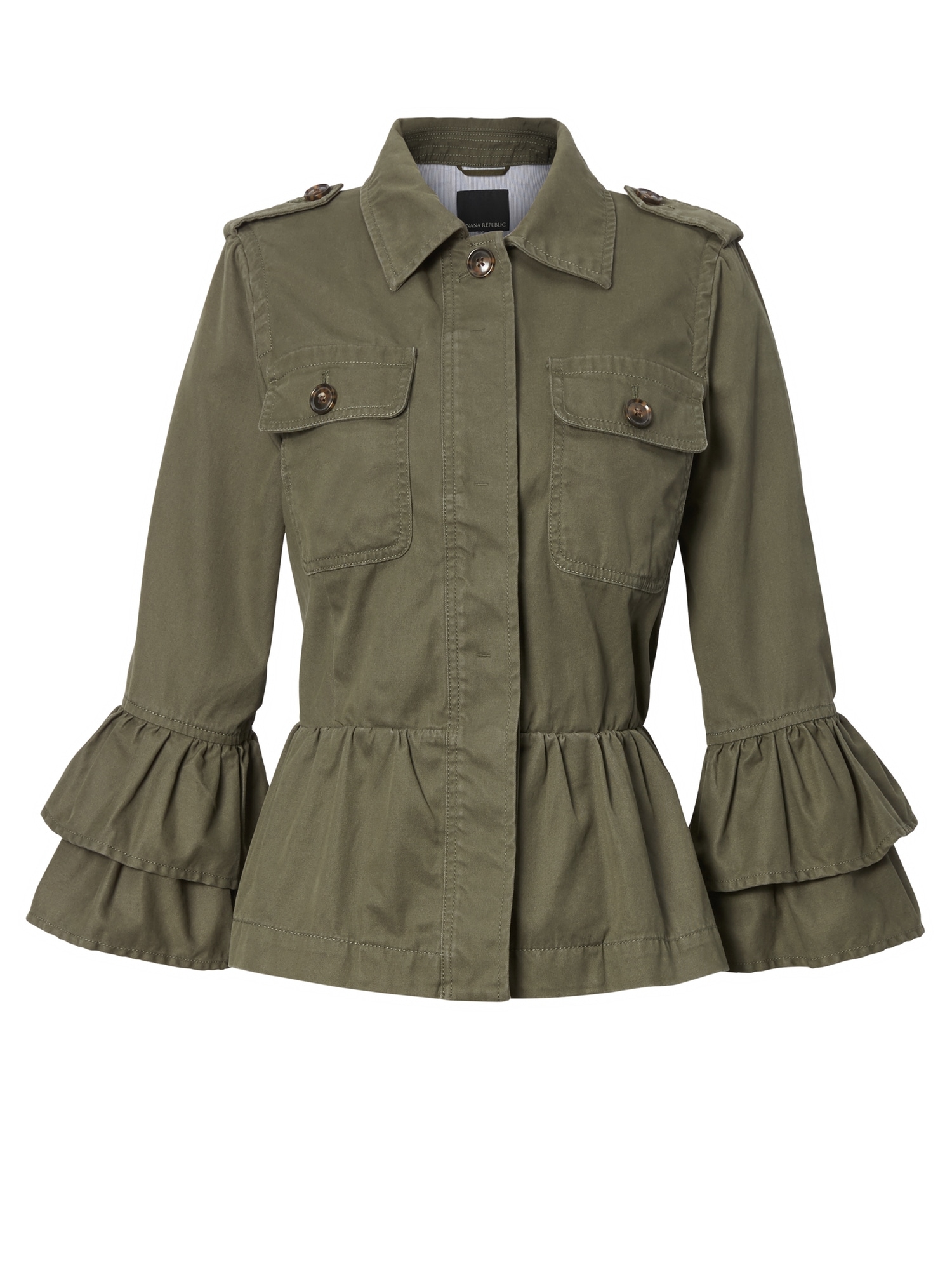 Peplum Utility Jacket