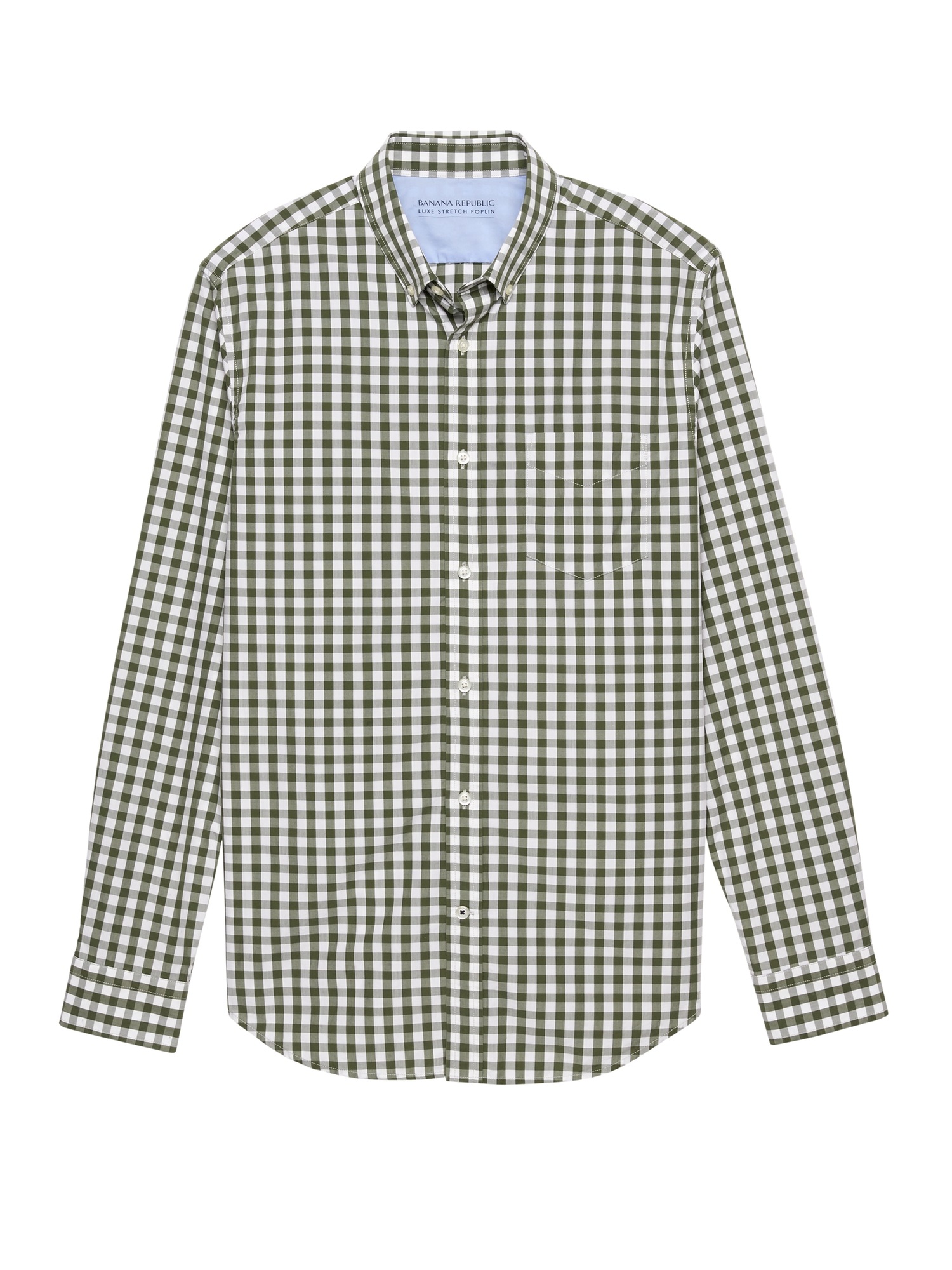 Camden Standard-Fit Luxe Poplin Gingham Shirt