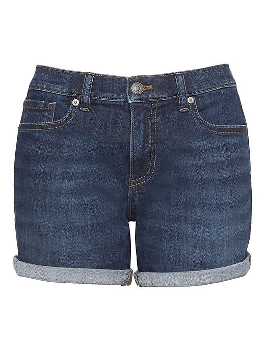 Roll Up Color Wash Denim Shorts Roll Up Color Wash Denim Shorts