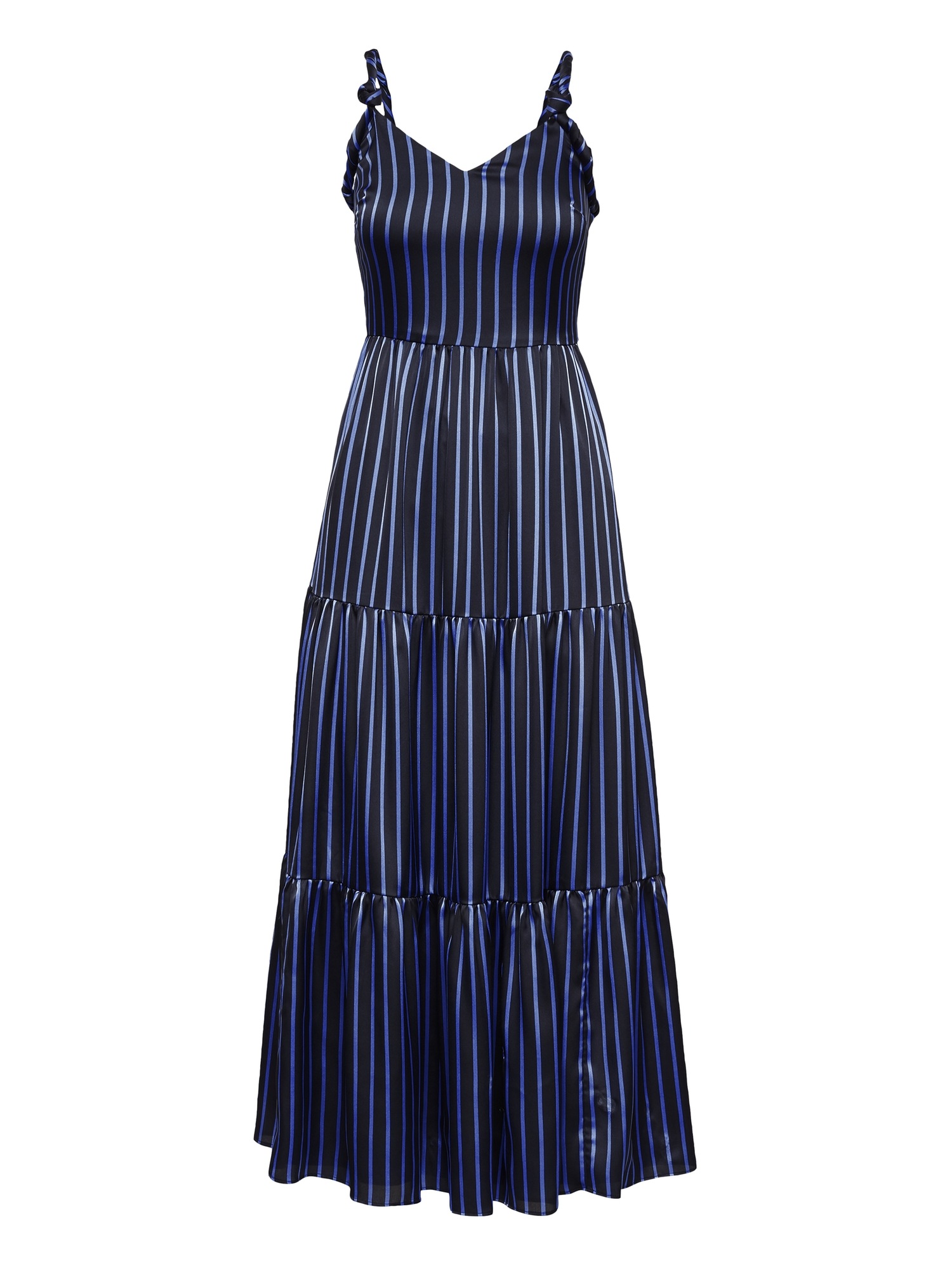 Stripe Knotted Maxi Dress