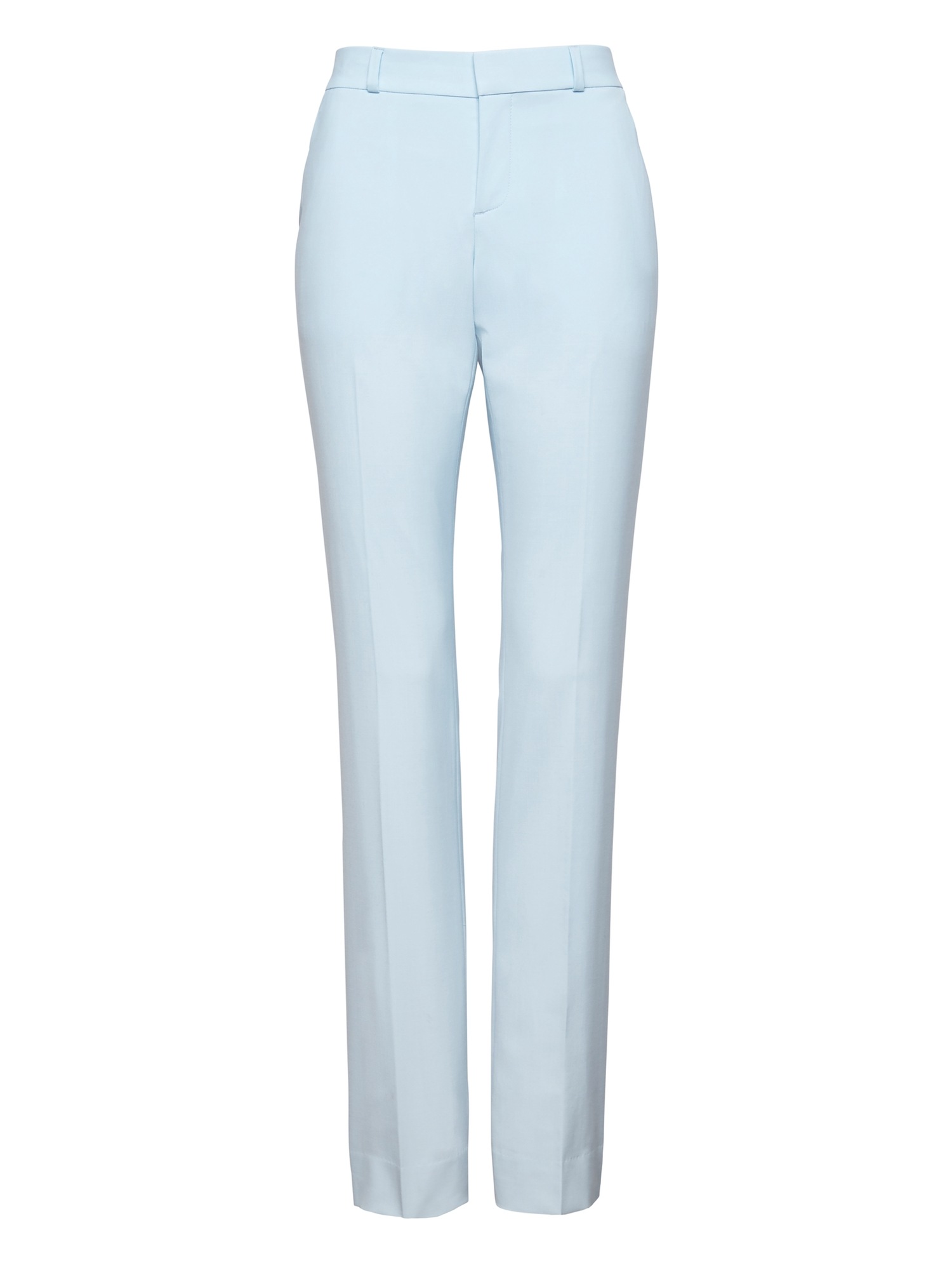 Logan Trouser-Fit Machine-Washable Italian Wool Blend Pant | Banana ...