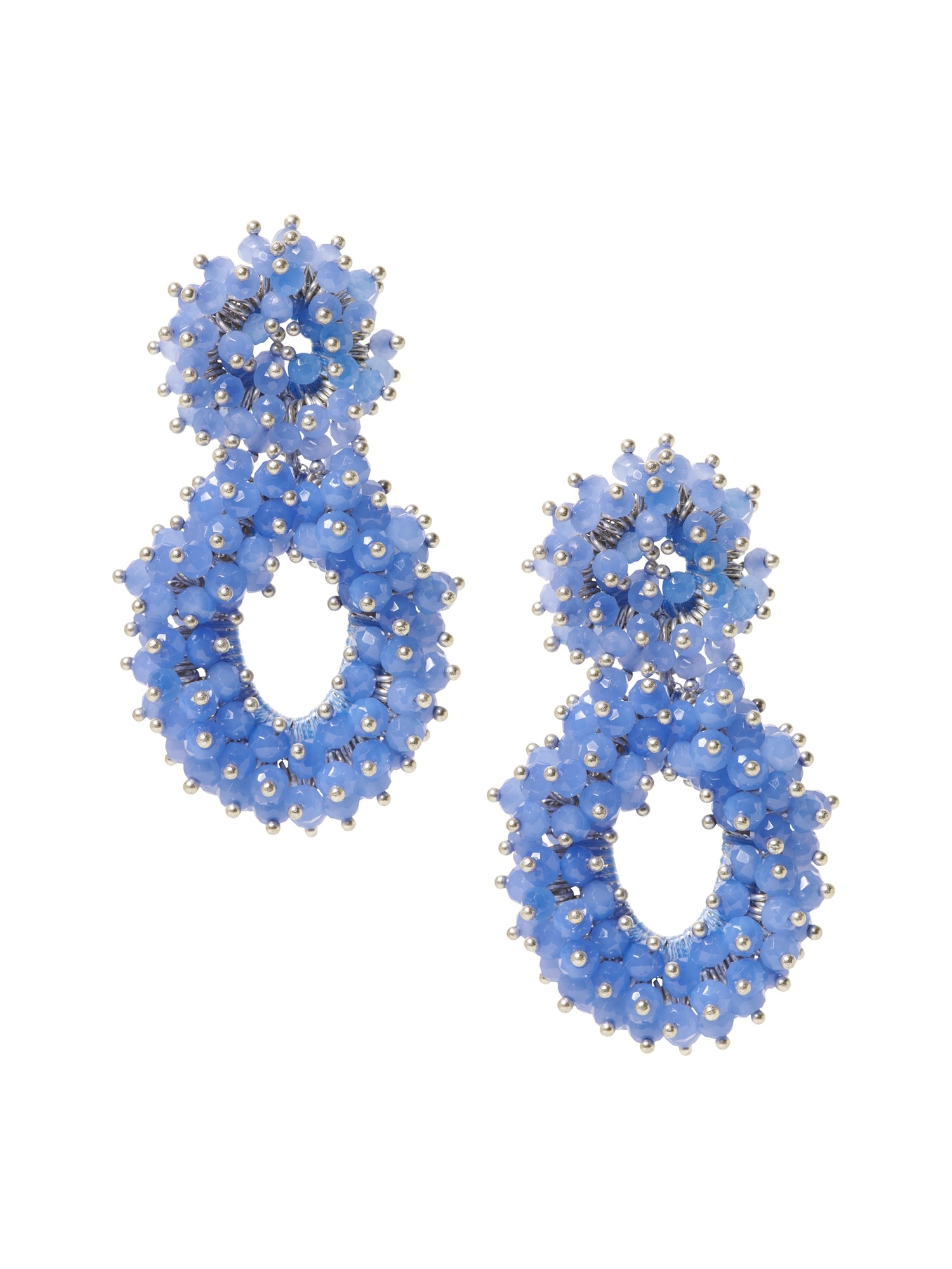 Pastel Cluster Statement Earring