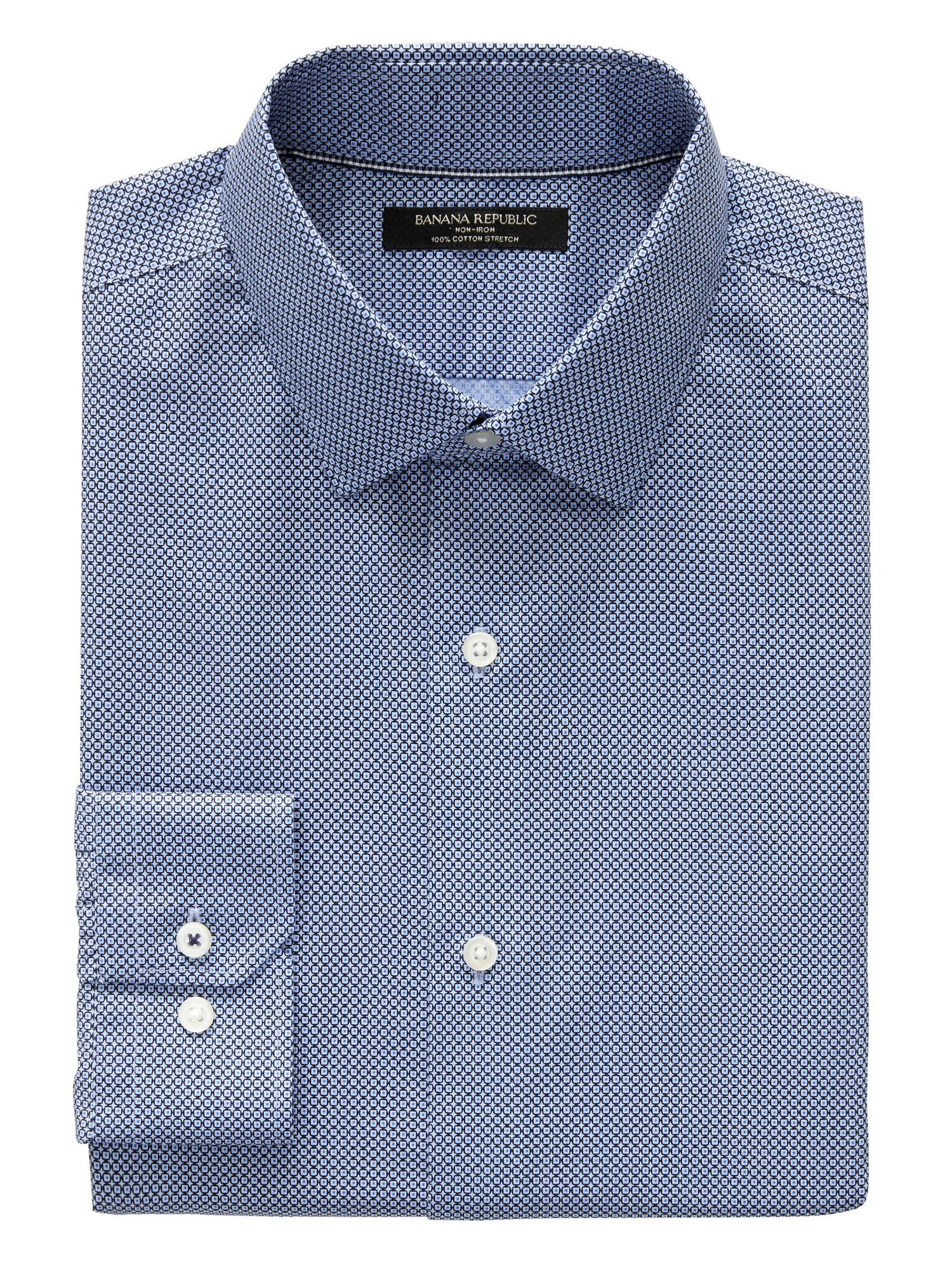 Camden Standard-Fit Non-Iron Dot Shirt