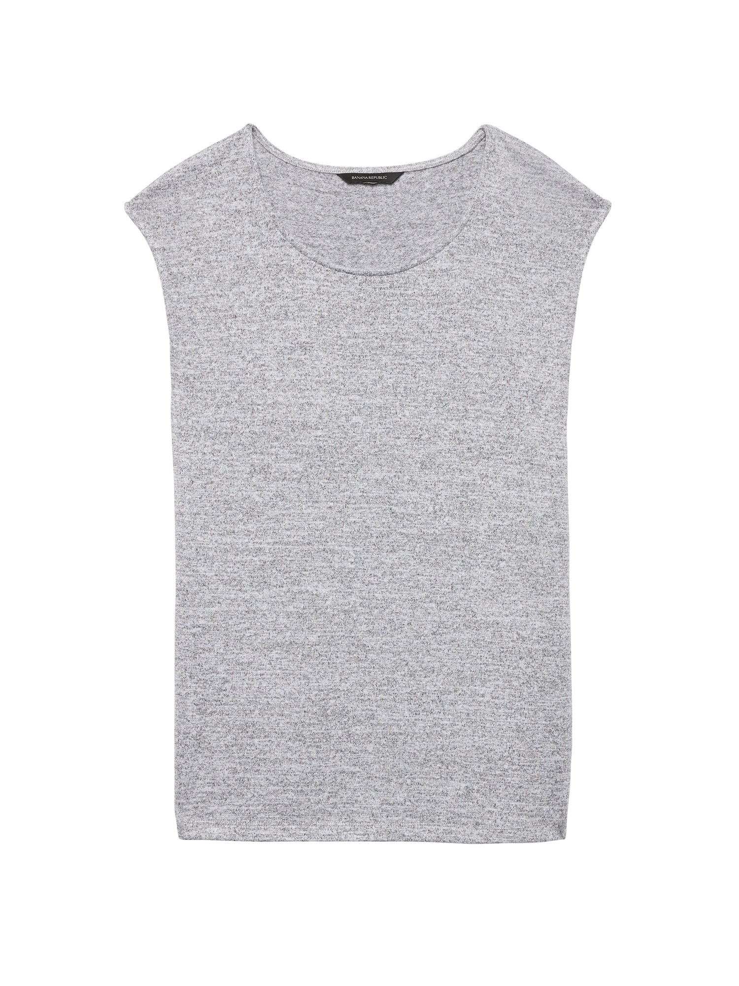 Simple Loose long-sleeved slit T-shirt
