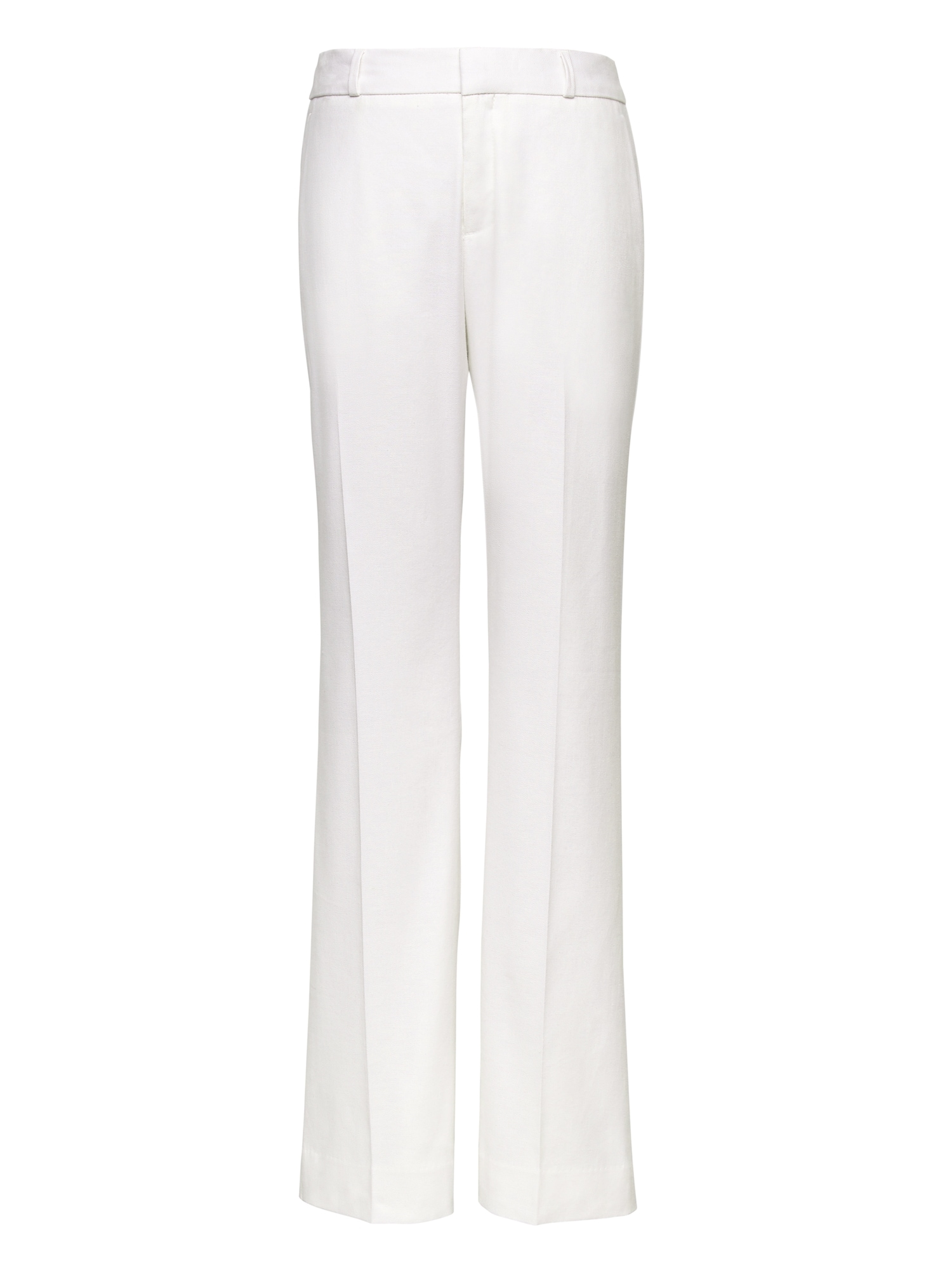 Logan Trouser-Fit Stretch Linen-Cotton Pant | Banana Republic