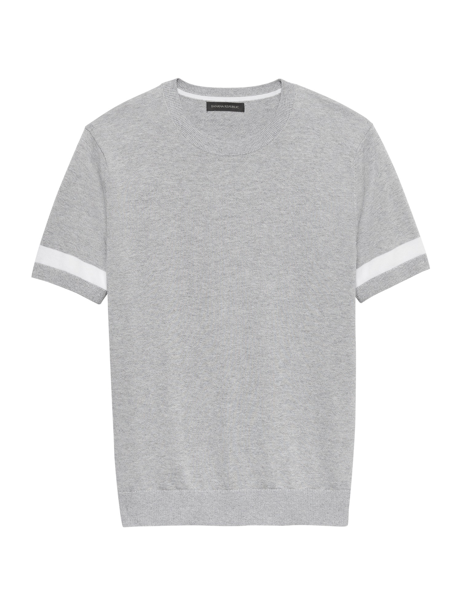 SUPIMA® Cotton Short-Sleeve Sweater