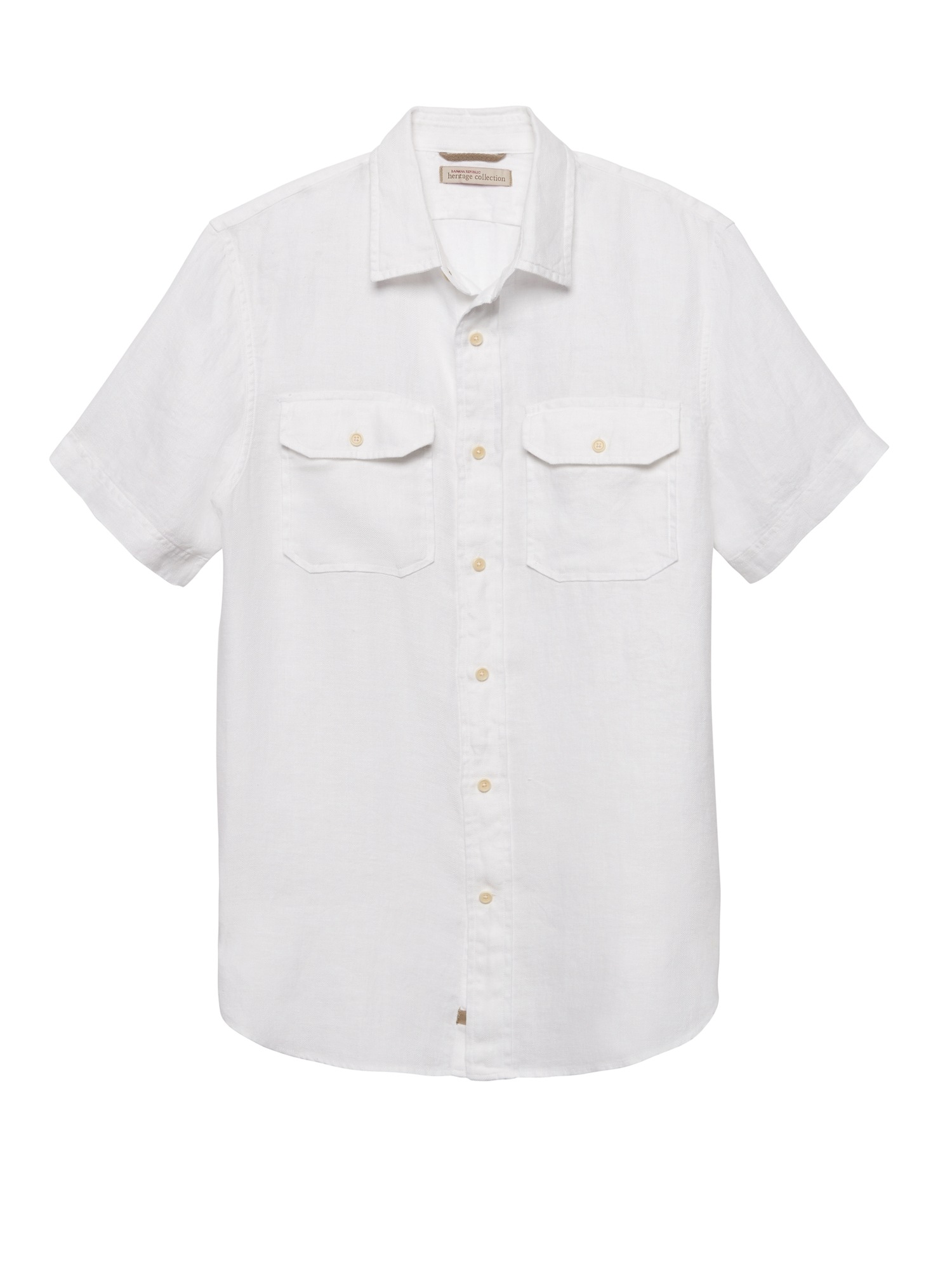 Heritage Grant Slim-Fit Linen Work Shirt