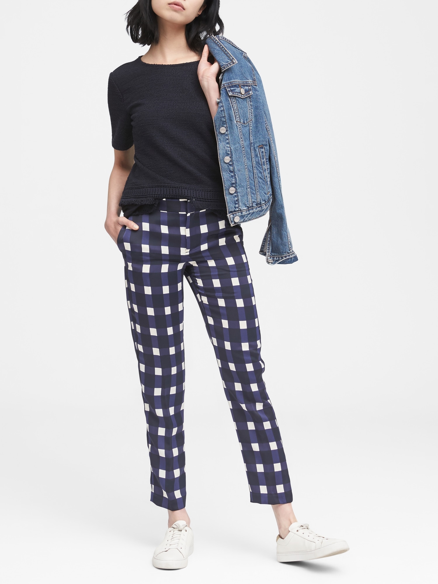 Hoboken image by Andie Dahl Gingham pants, Clothes, Fashion