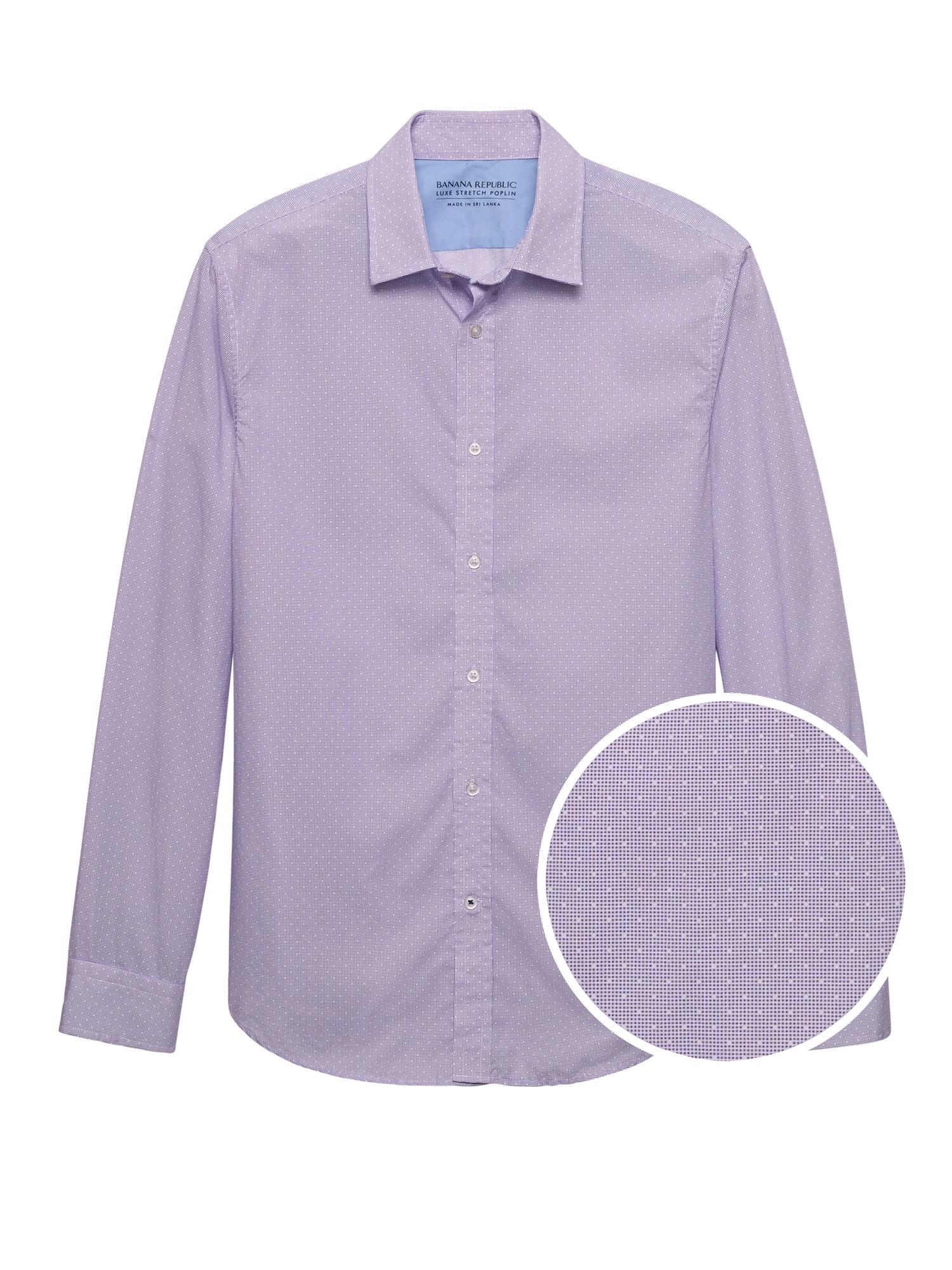 Camden Standard-Fit Luxe Poplin Dot Shirt