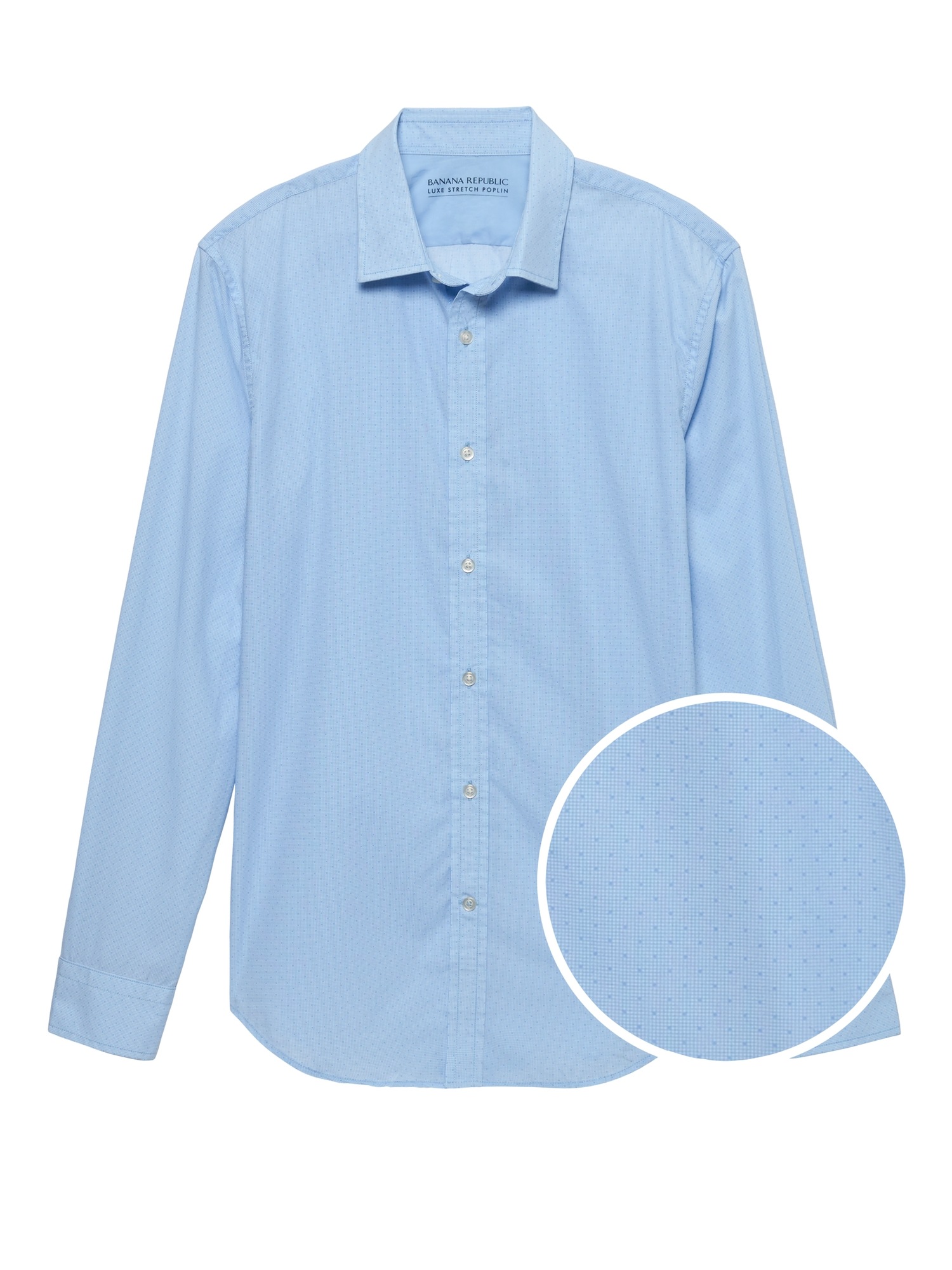 Camden Standard-Fit Luxe Poplin Dot Shirt