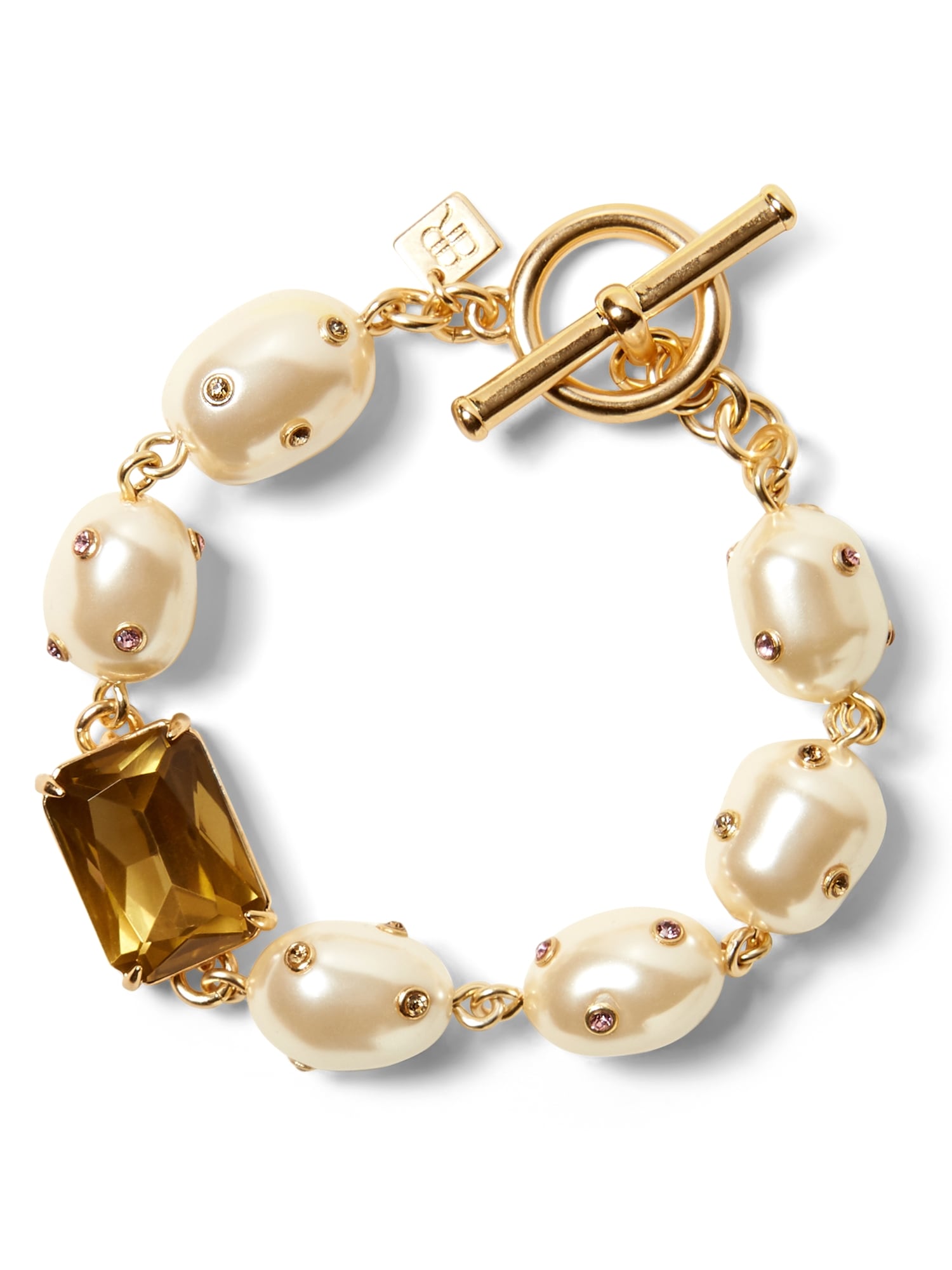 Embellished Pearl Bracelet
