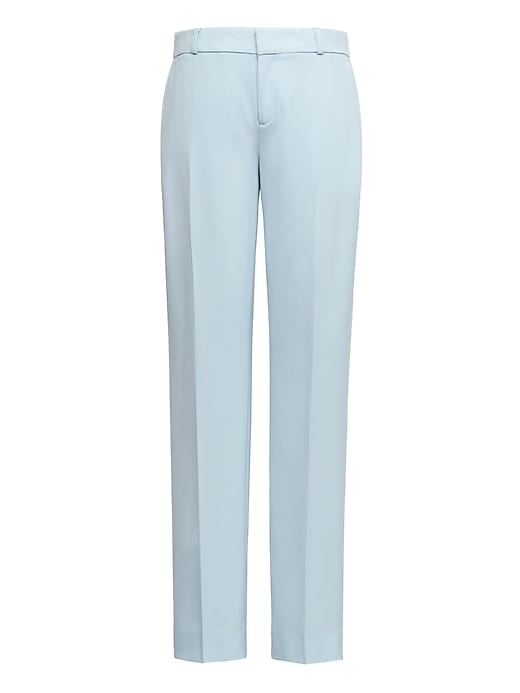 Avery Straight-Fit Washable Italian Wool-Blend Ankle Pant | Banana Republic