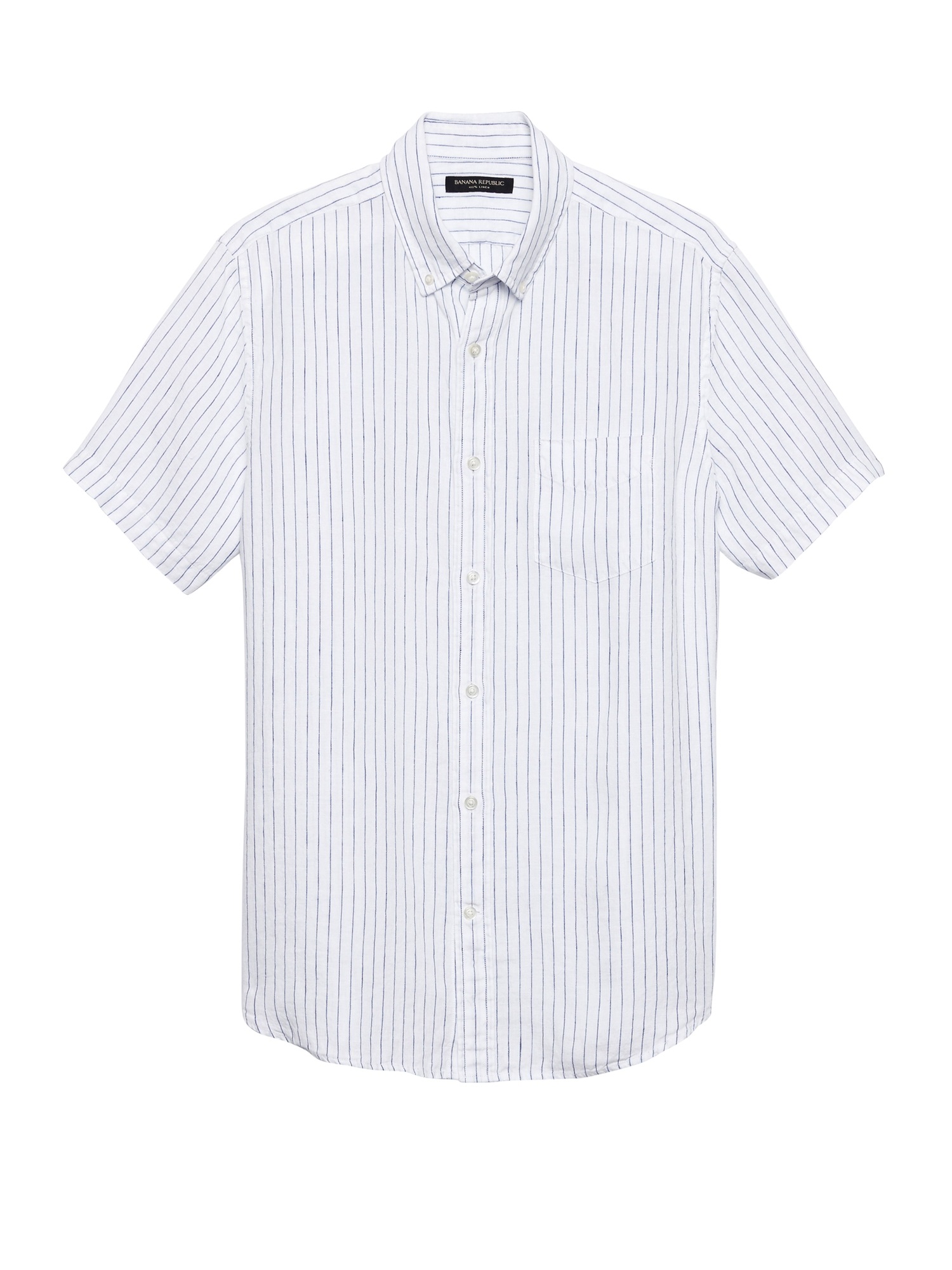 Camden Standard-Fit Linen Stripe Shirt