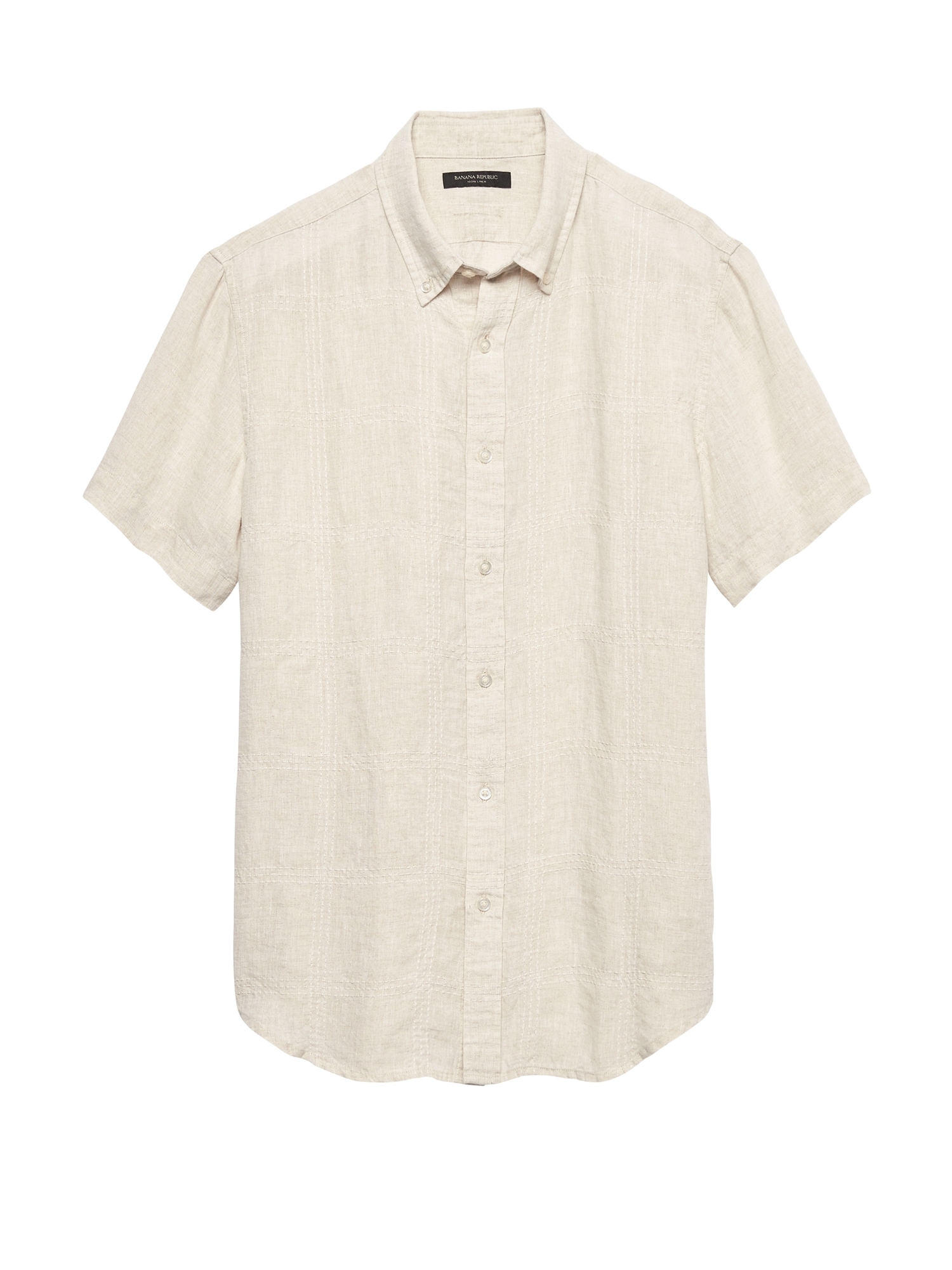 Camden Standard-Fit Stitched Linen Shirt