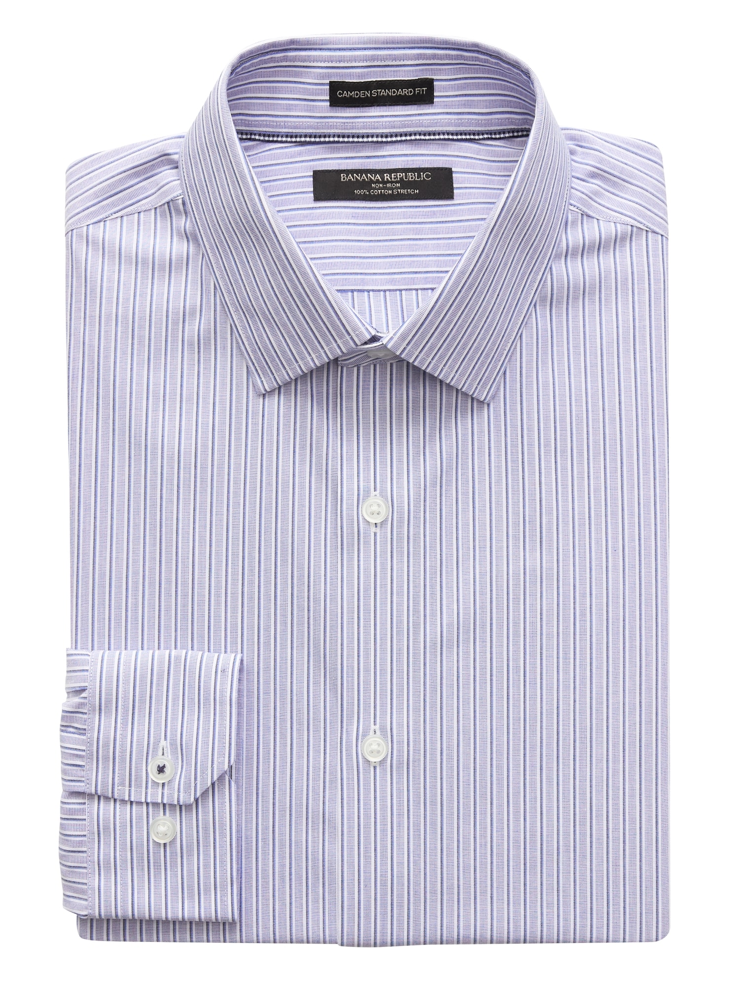 Camden Standard-Fit Non-Iron Stripe Shirt
