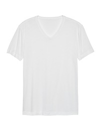 banana republic premium wash tee v neck