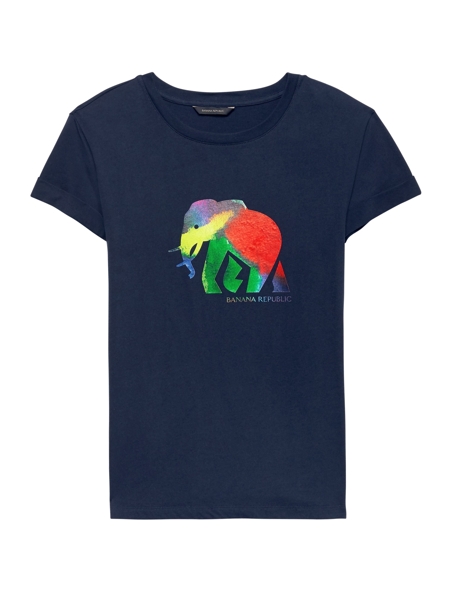 Pride 2018 Elephant Roll-Cuff T-Shirt (Women's Sizes)