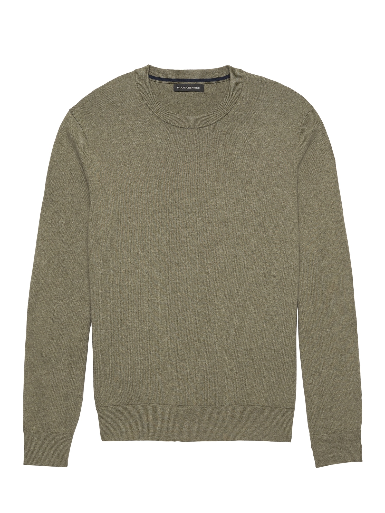 Premium Cotton Cashmere Crew-Neck Sweater