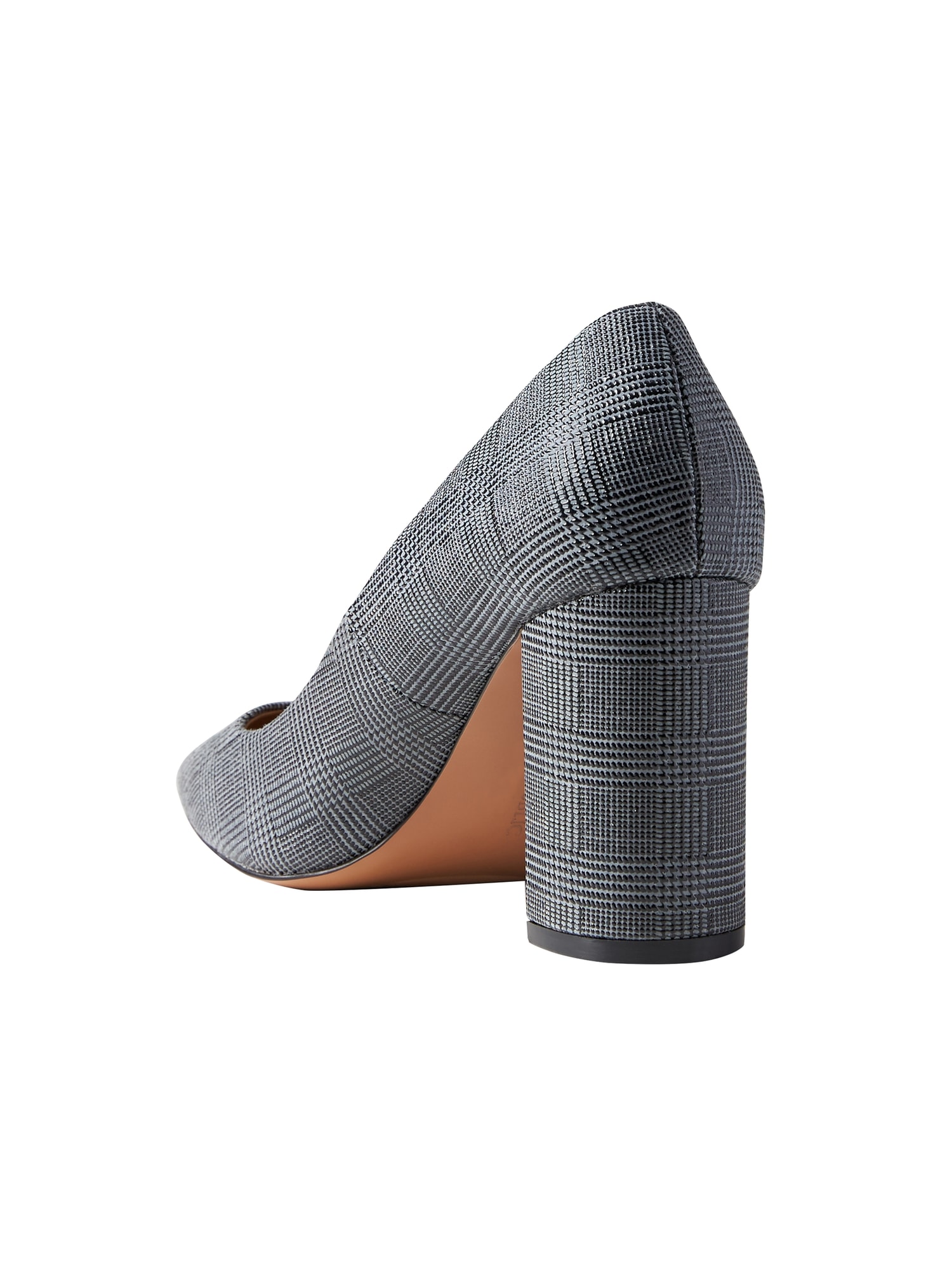 Square Toe Block-Heel Pump