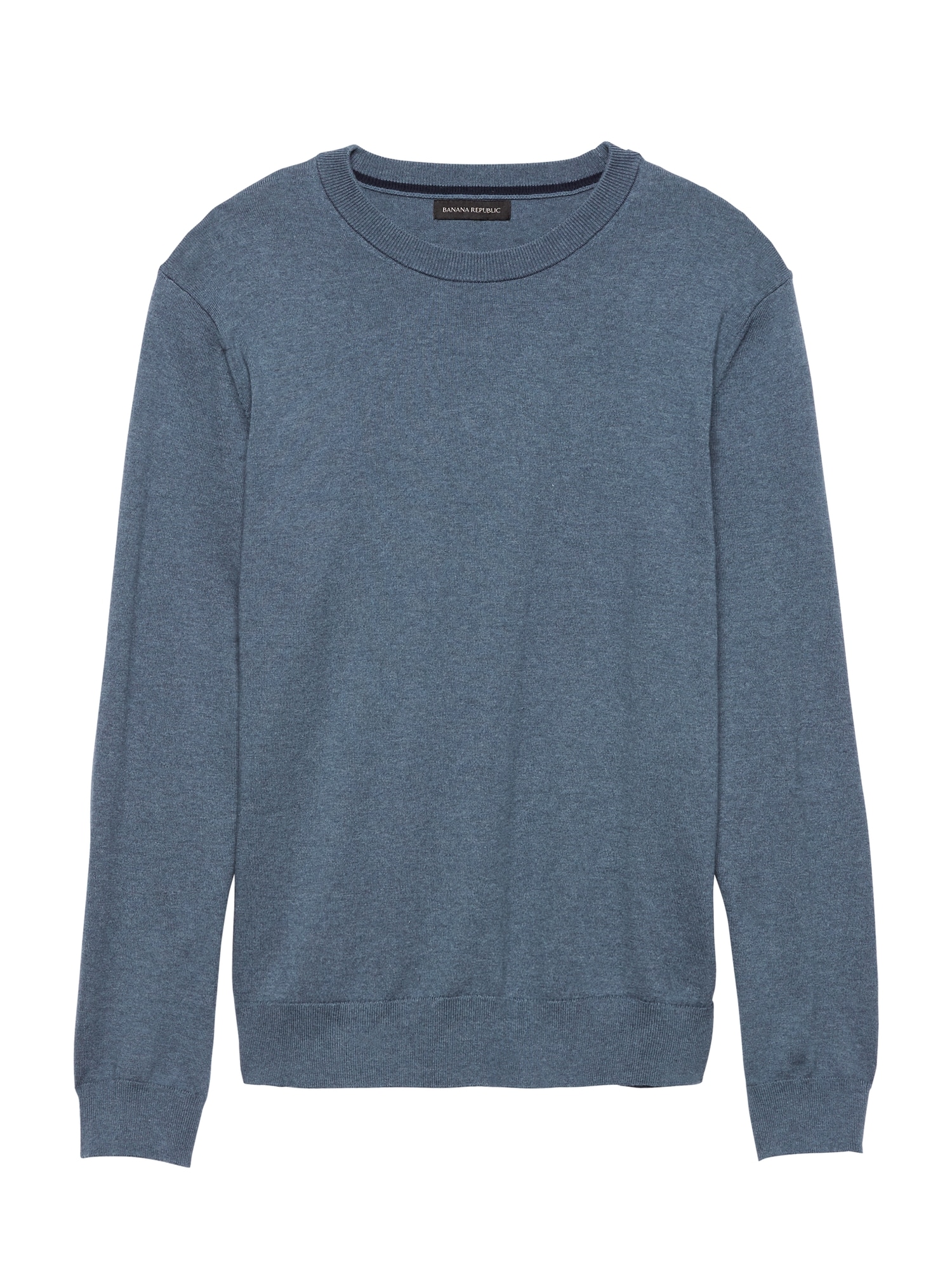 Premium Cotton Cashmere Crew-Neck Sweater