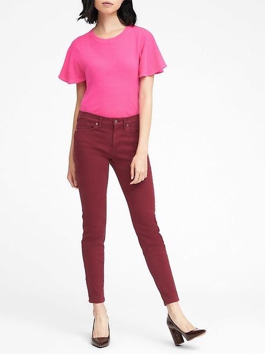 Banana Republic Womens Skinny Stretch Cotton-Blend Sateen Jean Banana Republic Womens Skinny Stretch Cotton-Blend Sateen Jean