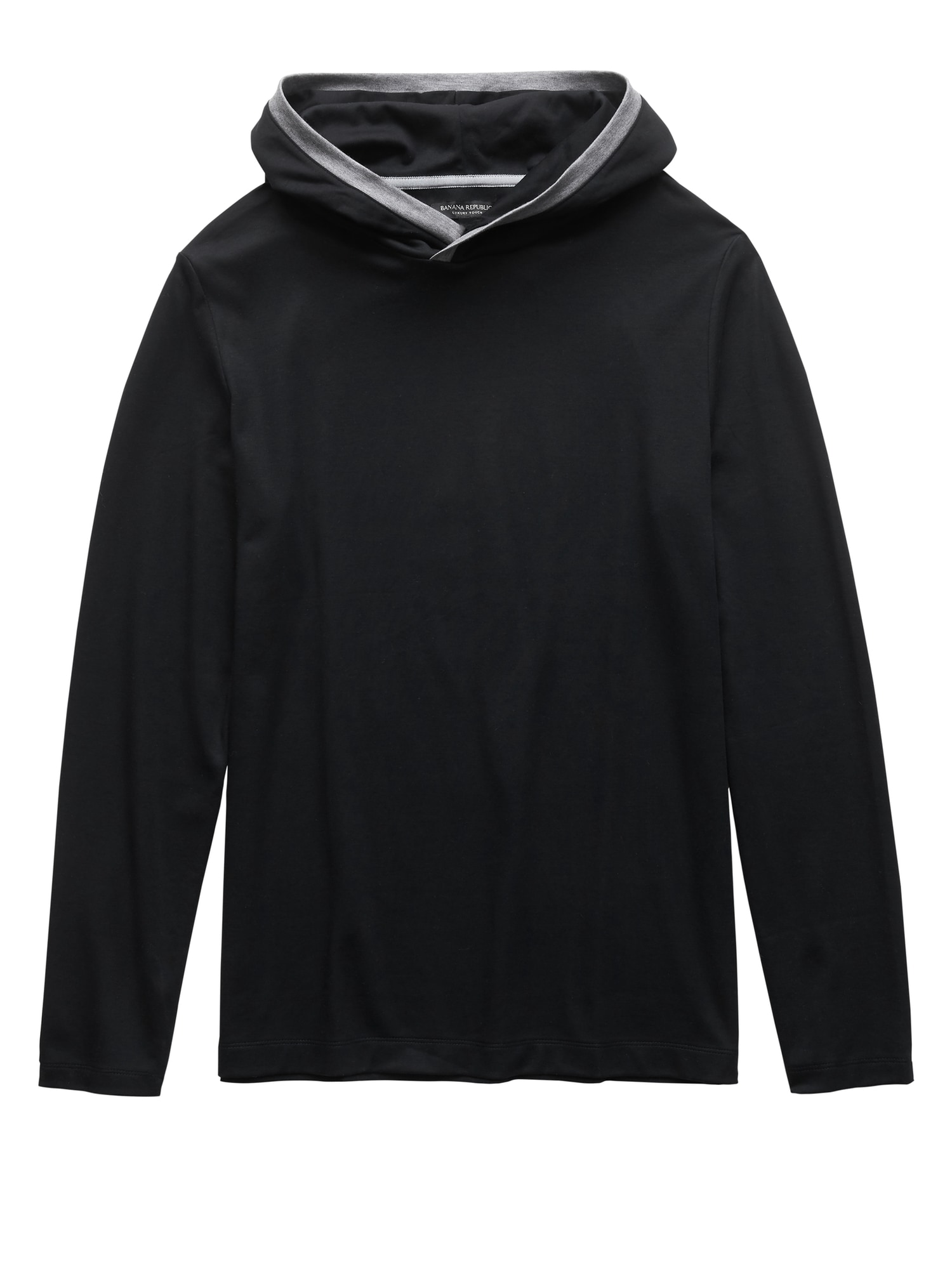 Luxury-Touch Hoodie with Contrast Trim