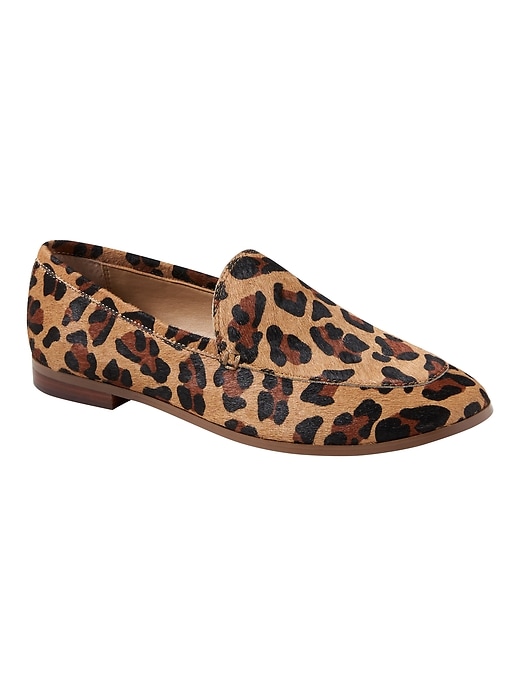 Demi Leopard Print Loafer | Banana Republic