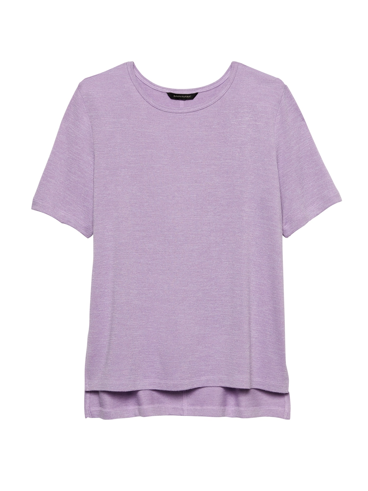 Luxespun Boyfriend T-Shirt with Side Slits